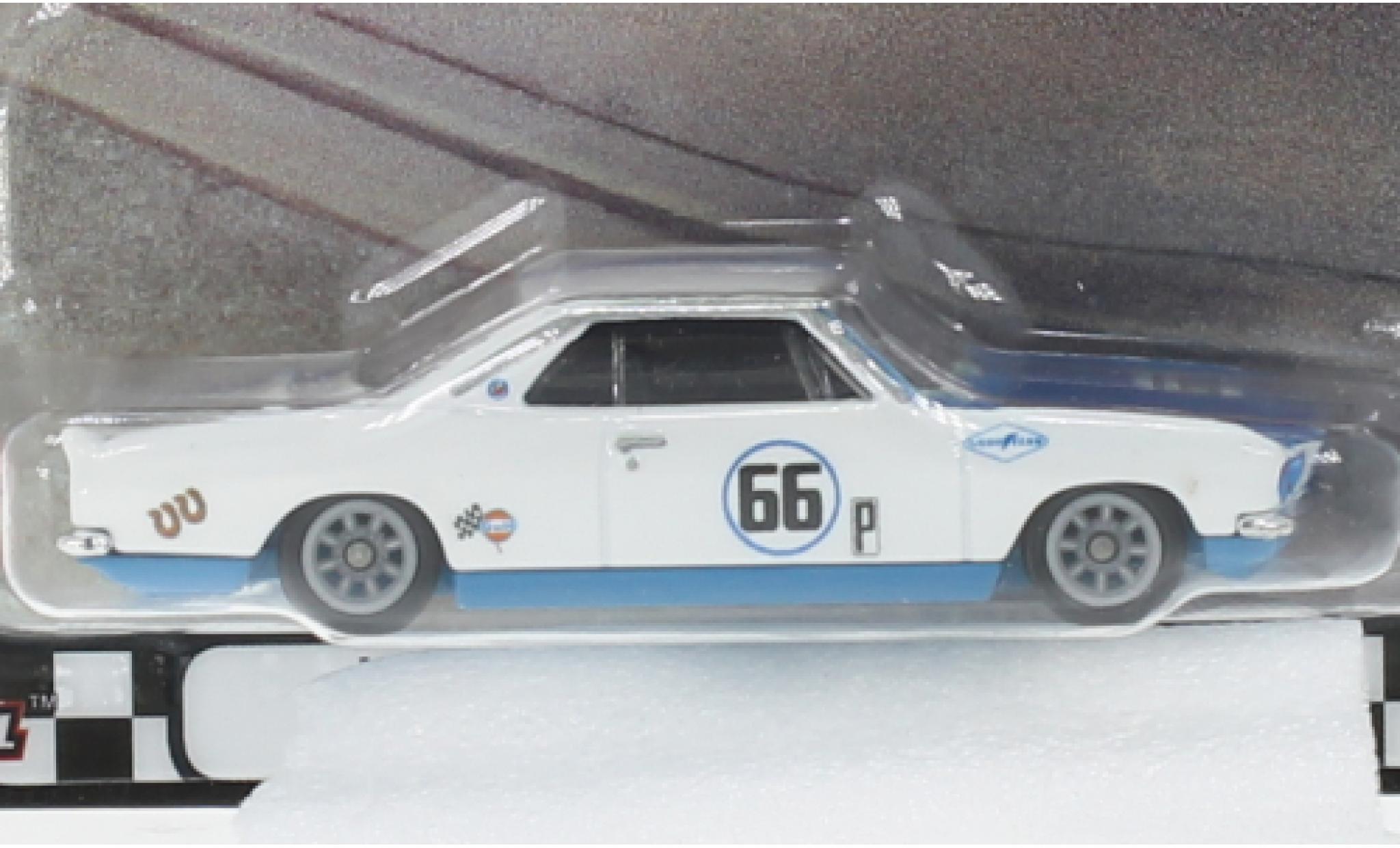 Chevrolet Corvair 1/64 Hot Wheels Premium Yenko Stinger white/blue diecast model cars