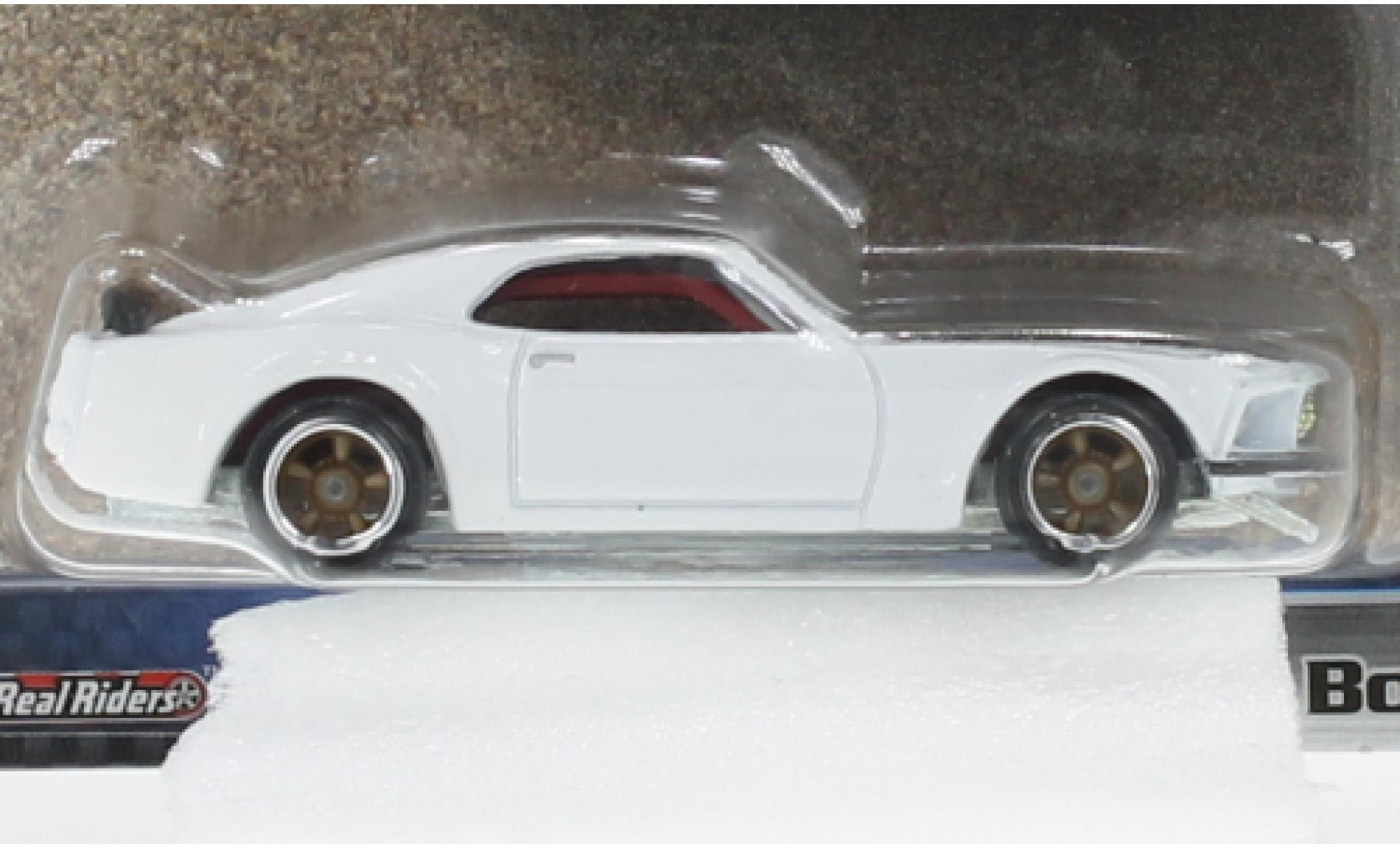 Ford Mustang 1/64 Hot Wheels Premium Boss 302 white/black rapide & Furious diecast model cars