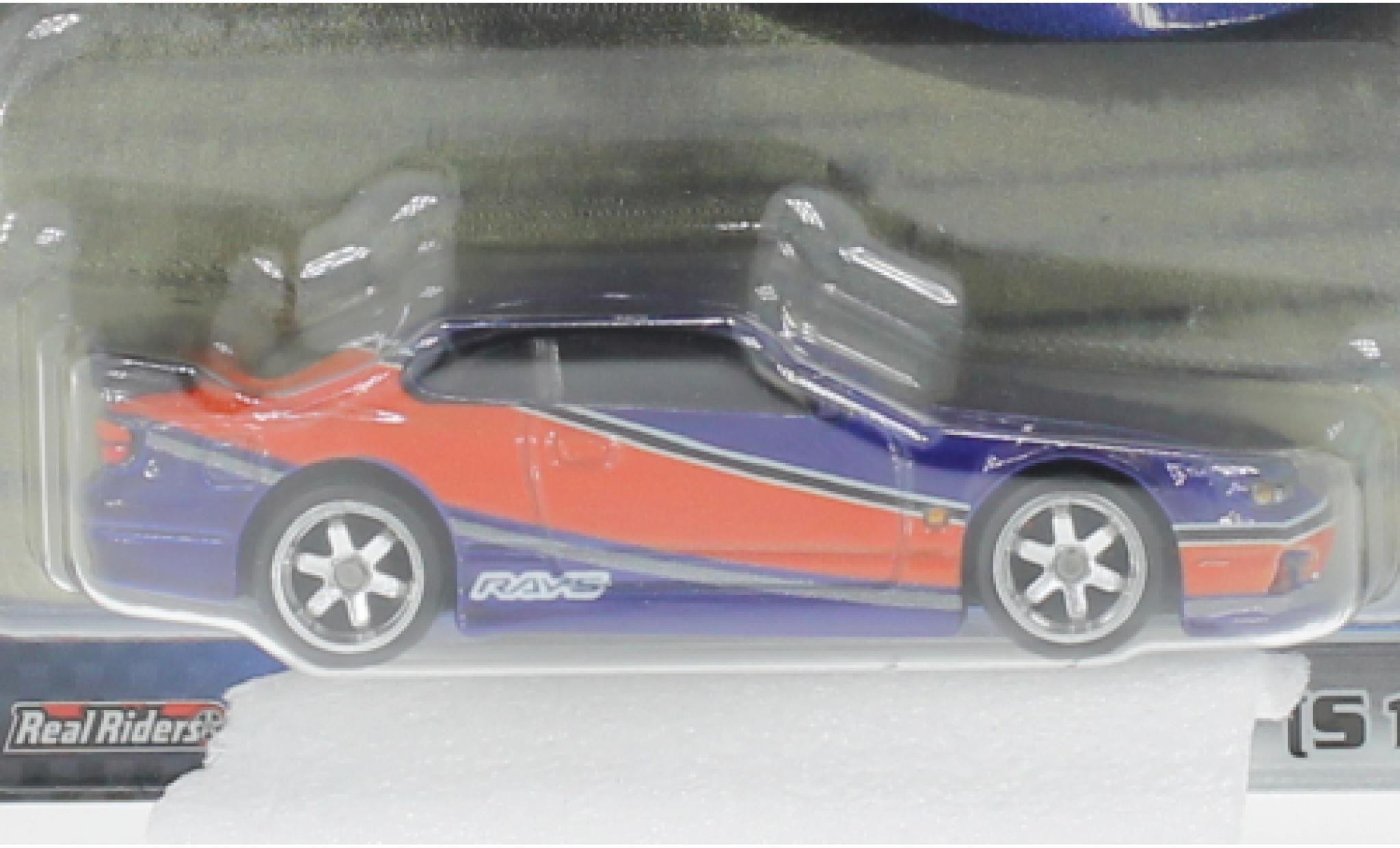 Nissan Silvia 1/64 Hot Wheels Premium (S15) blue fonc&eacute;/red rapide & Furious diecast model cars