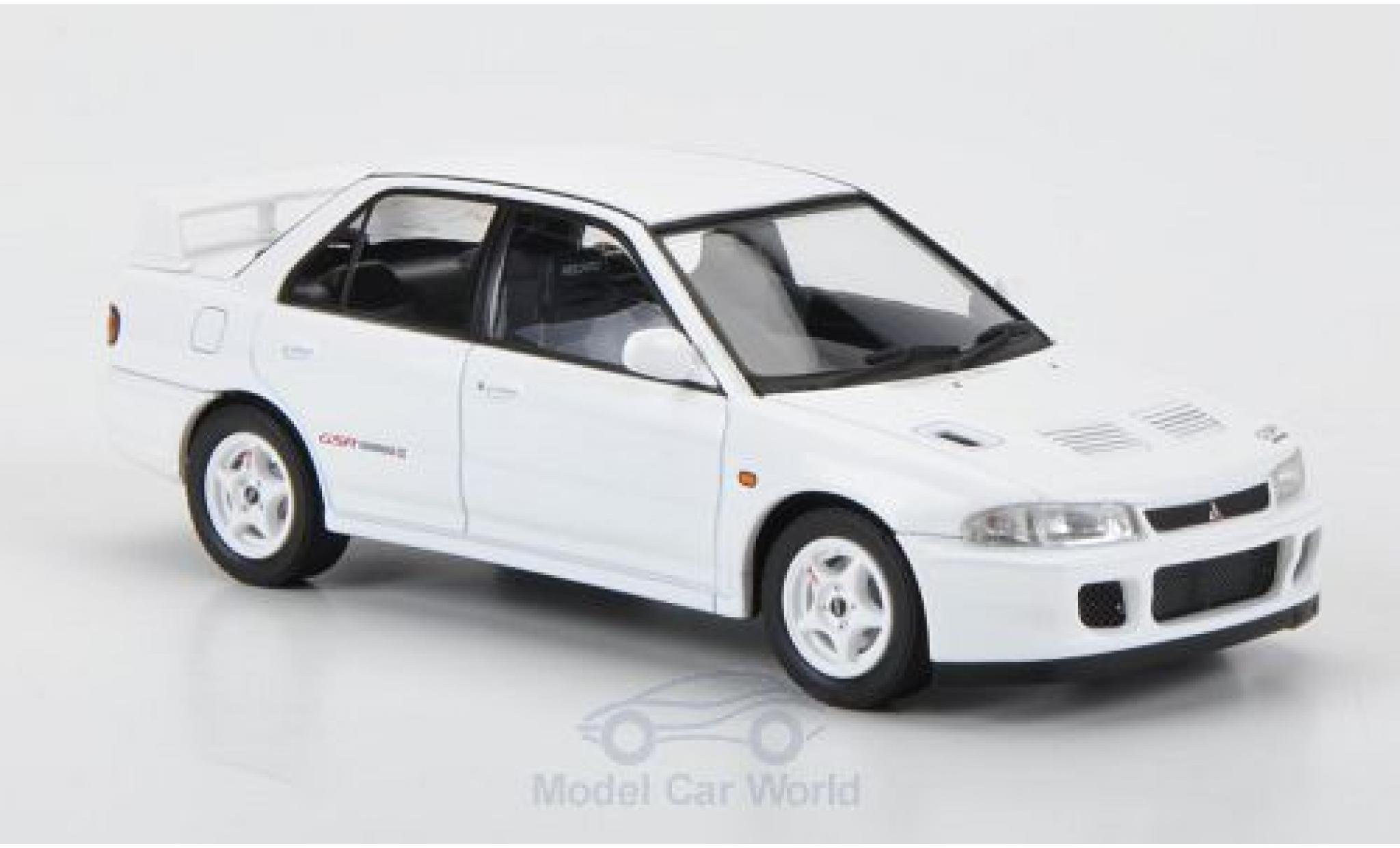 Mitsubishi Lancer Evolution II 1/43 HPI MIrage GSR white RHD 1994 Evolution II diecast model cars