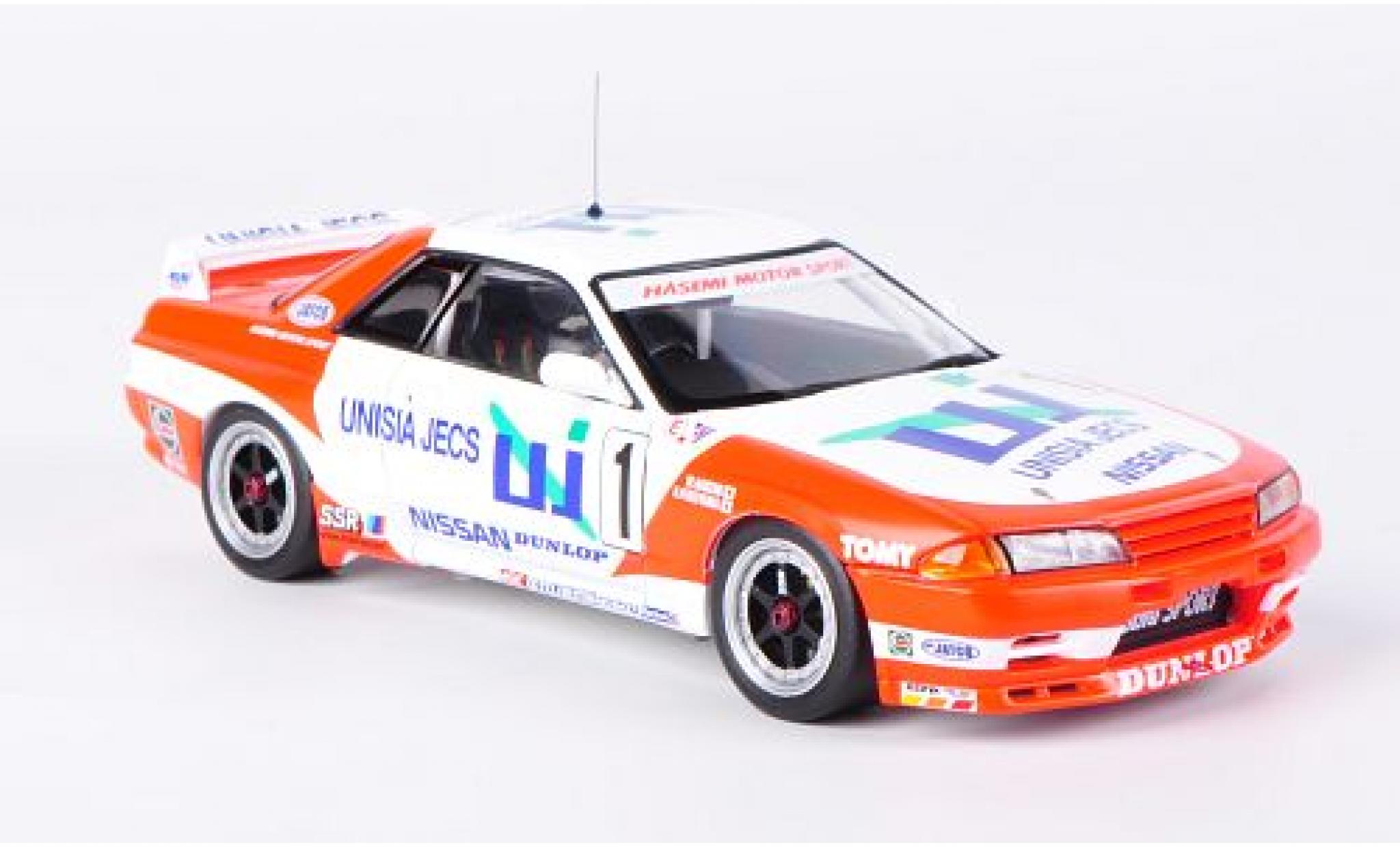 Nissan Skyline 1/43 HPI GT-R (R32) No.1 Unisia Jecs JTC Mine 1993 M.Hasemi/H.Fukuyama diecast model cars