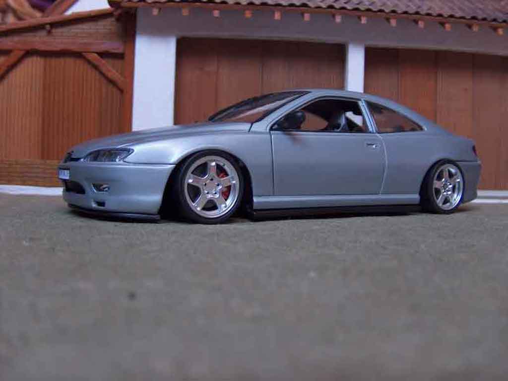 Peugeot 406 Coupe grey metallized 1/18 Gate