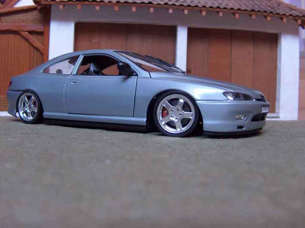 Peugeot 406 Coupe grey metallized 1/18 Gate