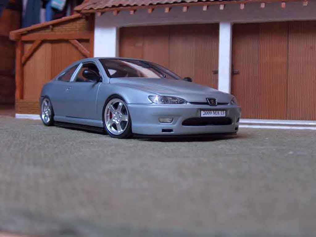 Peugeot 406 Coupe grey metallized 1/18 Gate