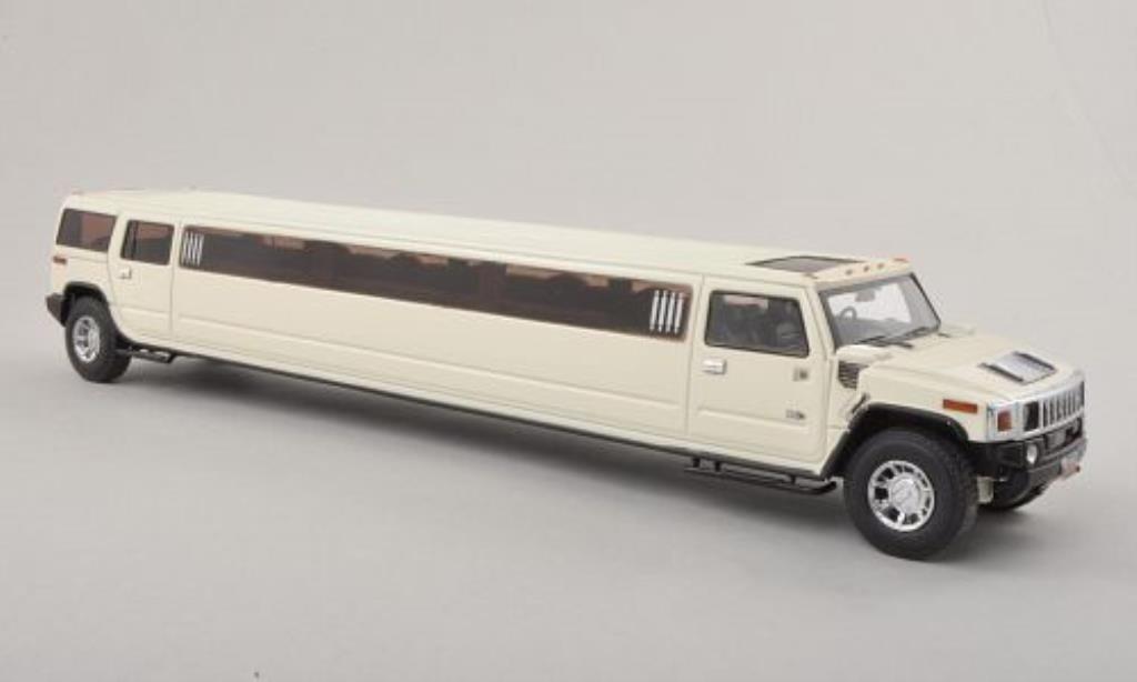 Hummer H2 1/43 Neo Stretch Limousine white diecast model cars
