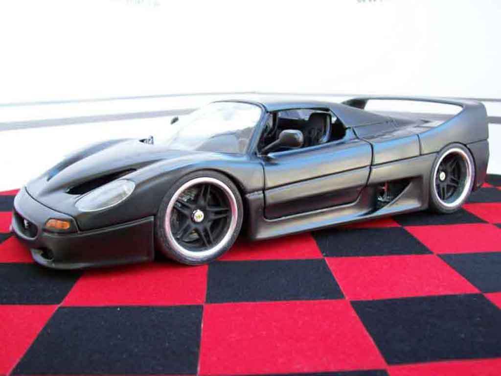 Ferrari F50 1/18 Burago rosso nero diecast model cars