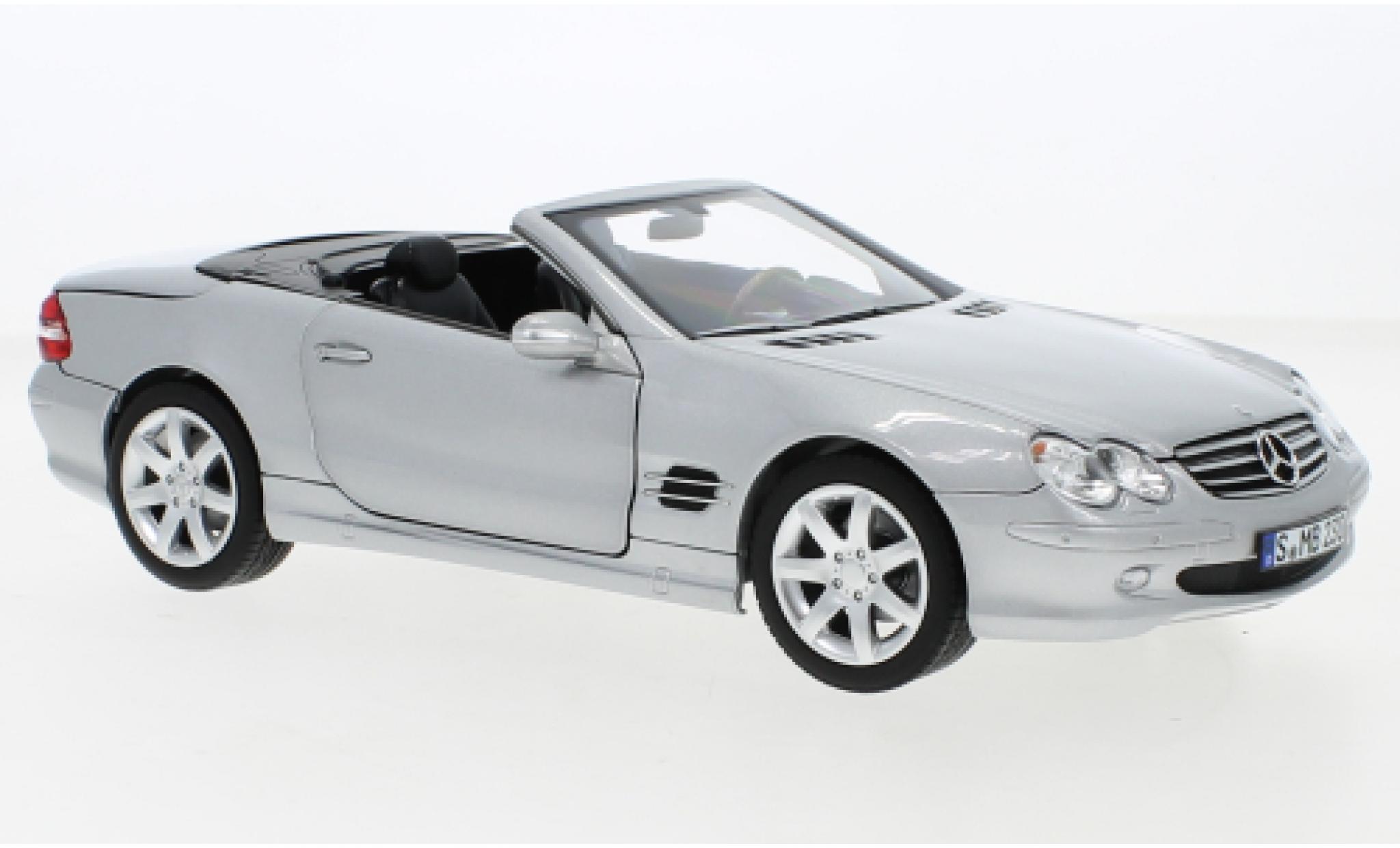 Mercedes Classe SL 1/18 SpecialC SL 500 (R230) grey 2001 diecast model cars