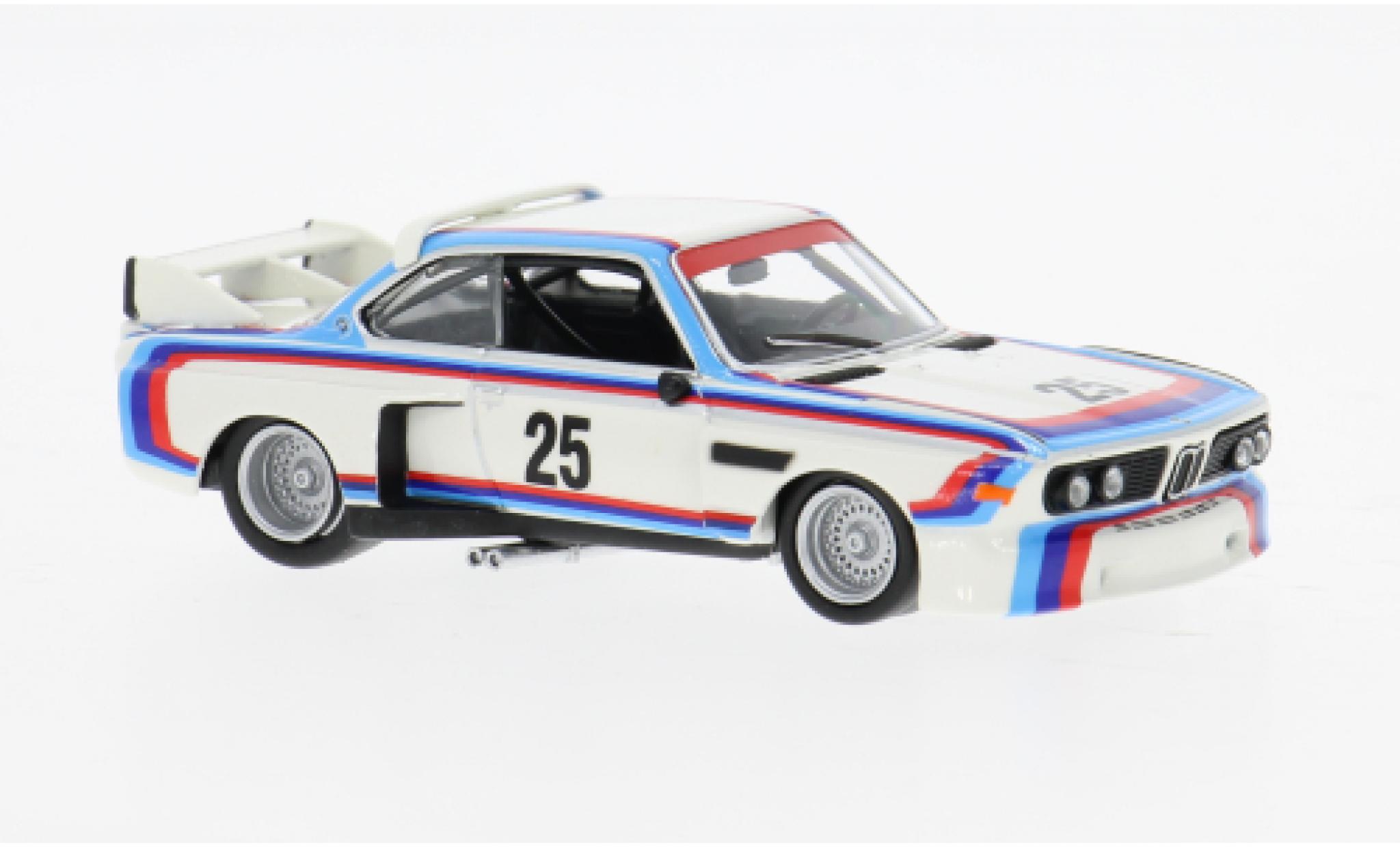 Bmw 3.0 1/64 I Almost Real CSL white/Dekor 1974 1:64 diecast model cars