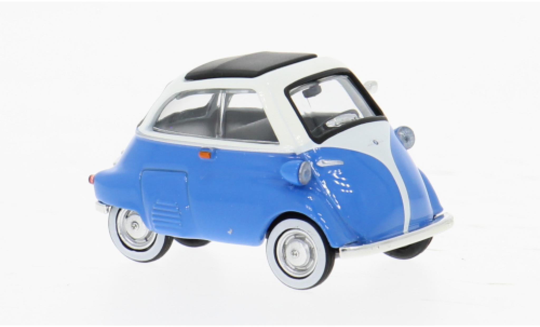 Bmw Isetta 1/64 I Almost Real blue/white 1956 1:64 diecast model cars