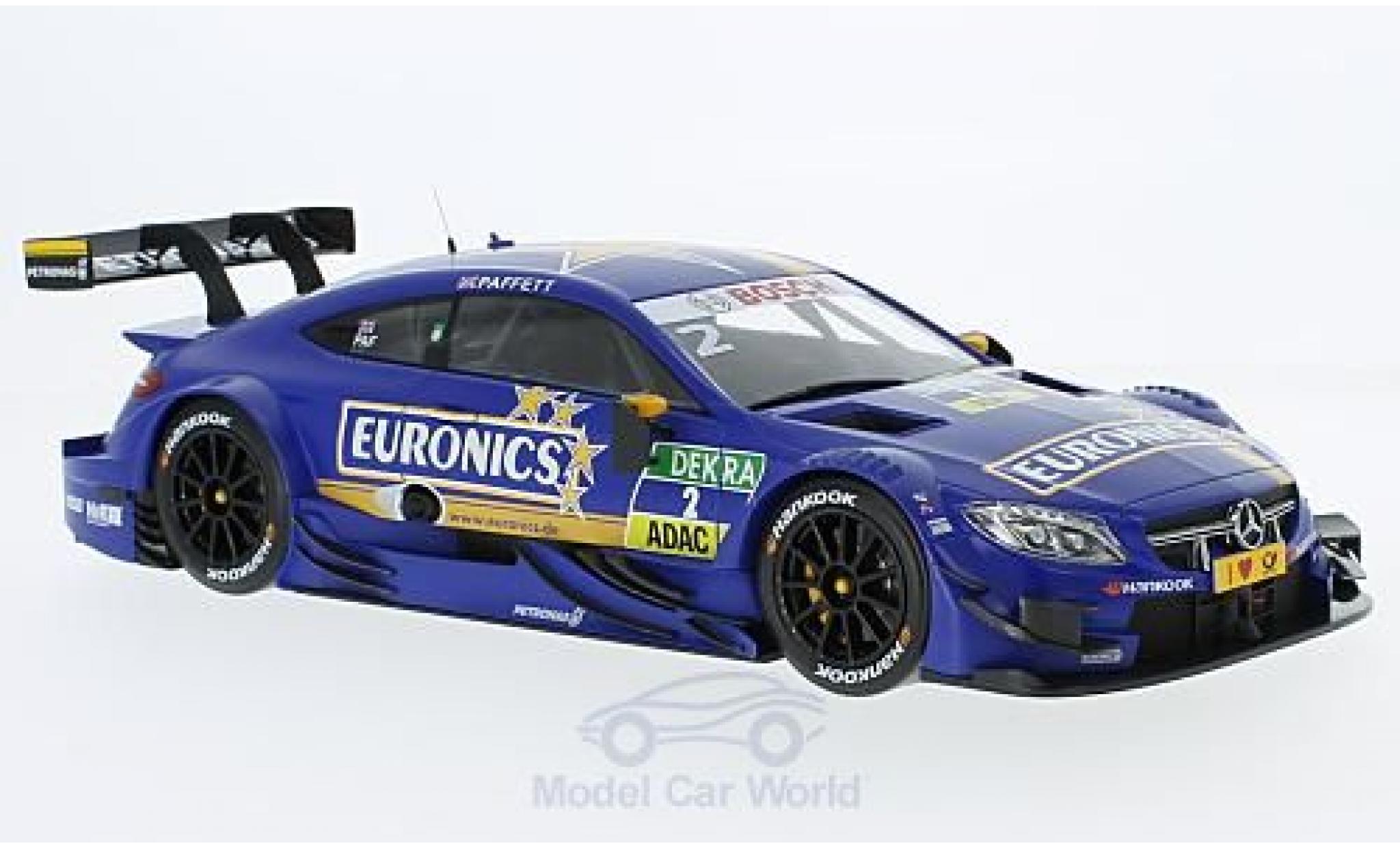 Mercedes Classe C DTM 1/18 AutoCult AMG C63 DTM No.2 DTM 2016 G.Paffett diecast model cars