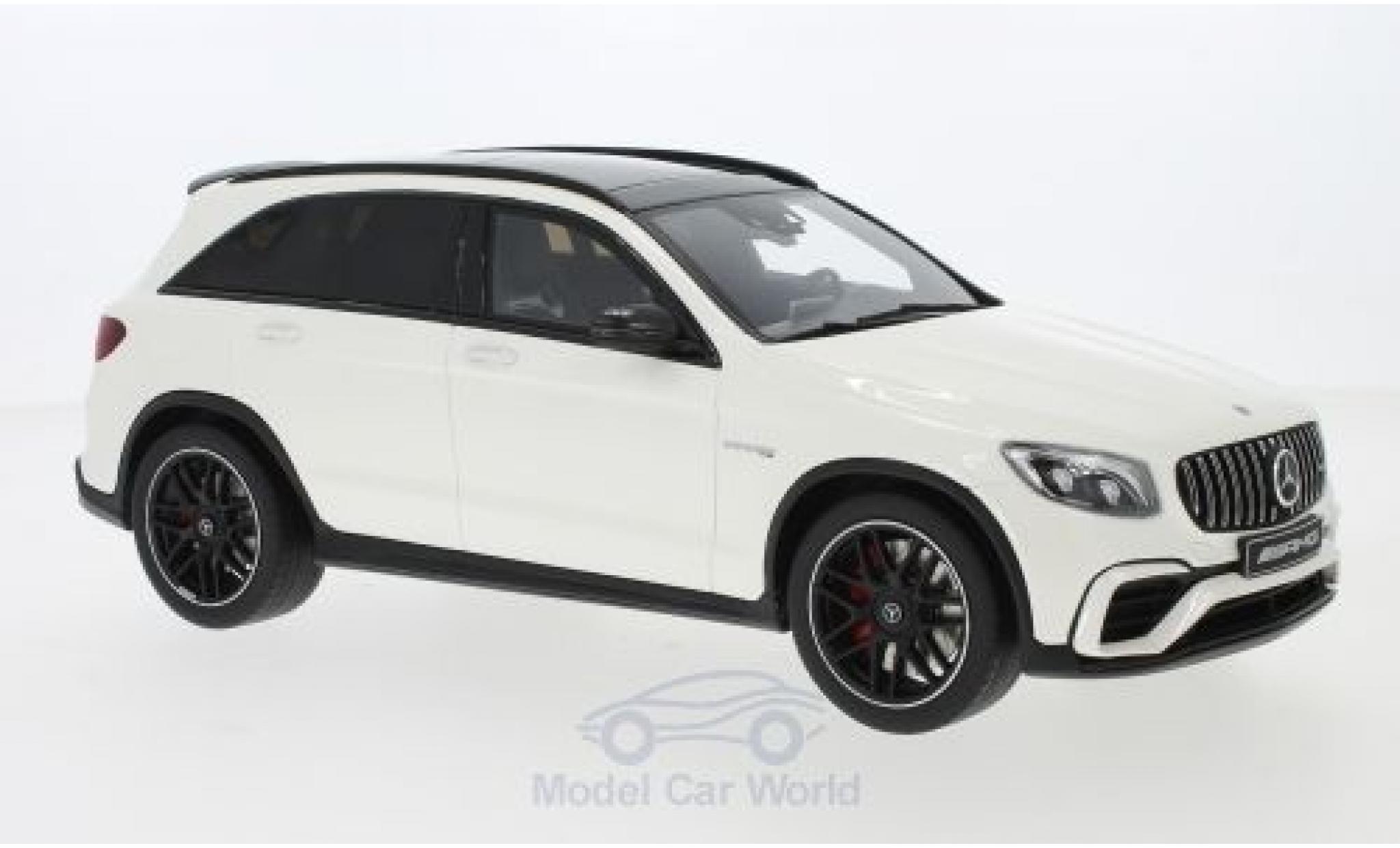 Mercedes Classe C 1/18 GT Spirit AMG GLC 63 white 2019 diecast model cars