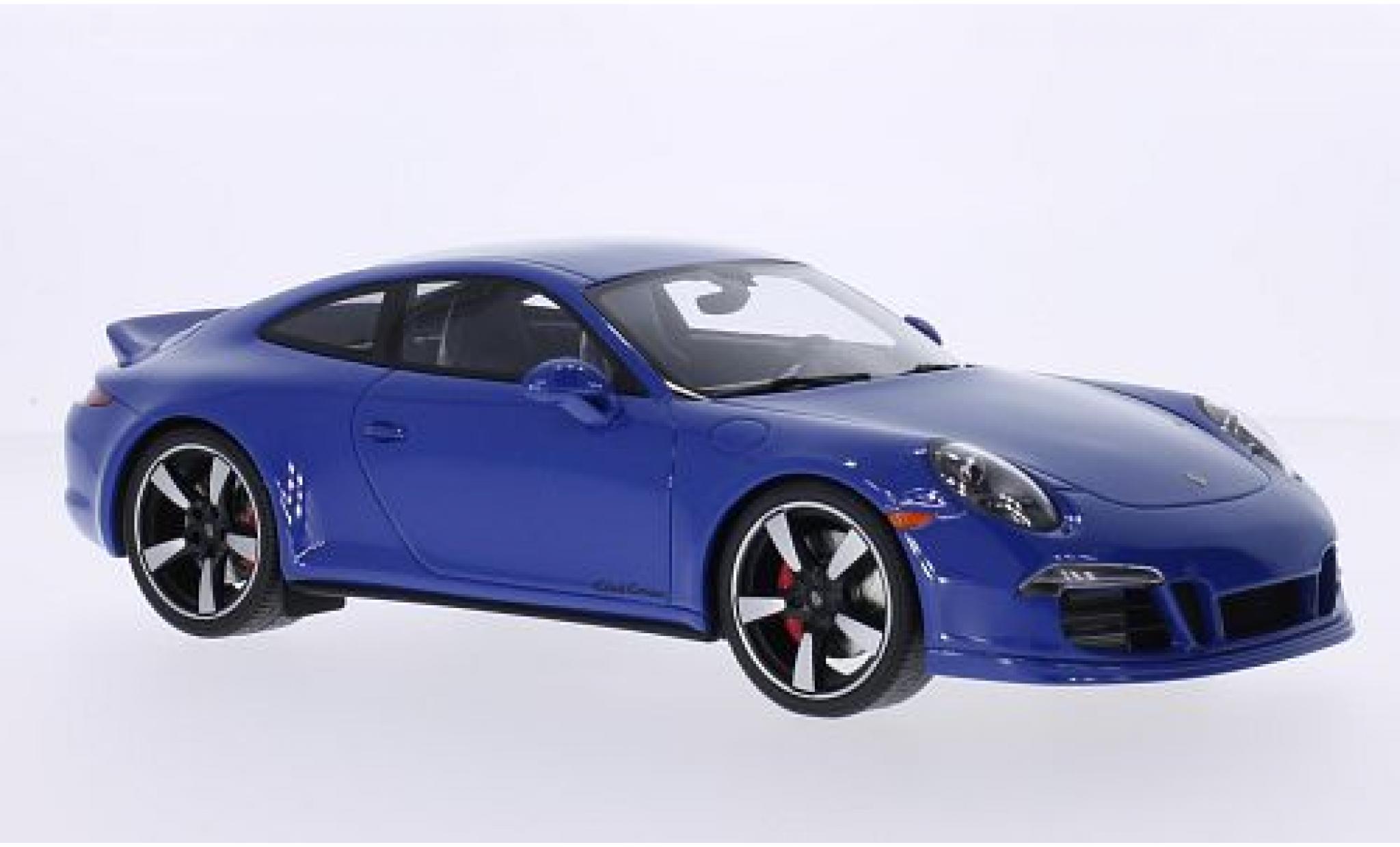 Porsche 991 GTS 1/18 GT Spirit 911 () Carrera GTS Club Coupe blue 60 Years Club of America avec Vitrine diecast model cars