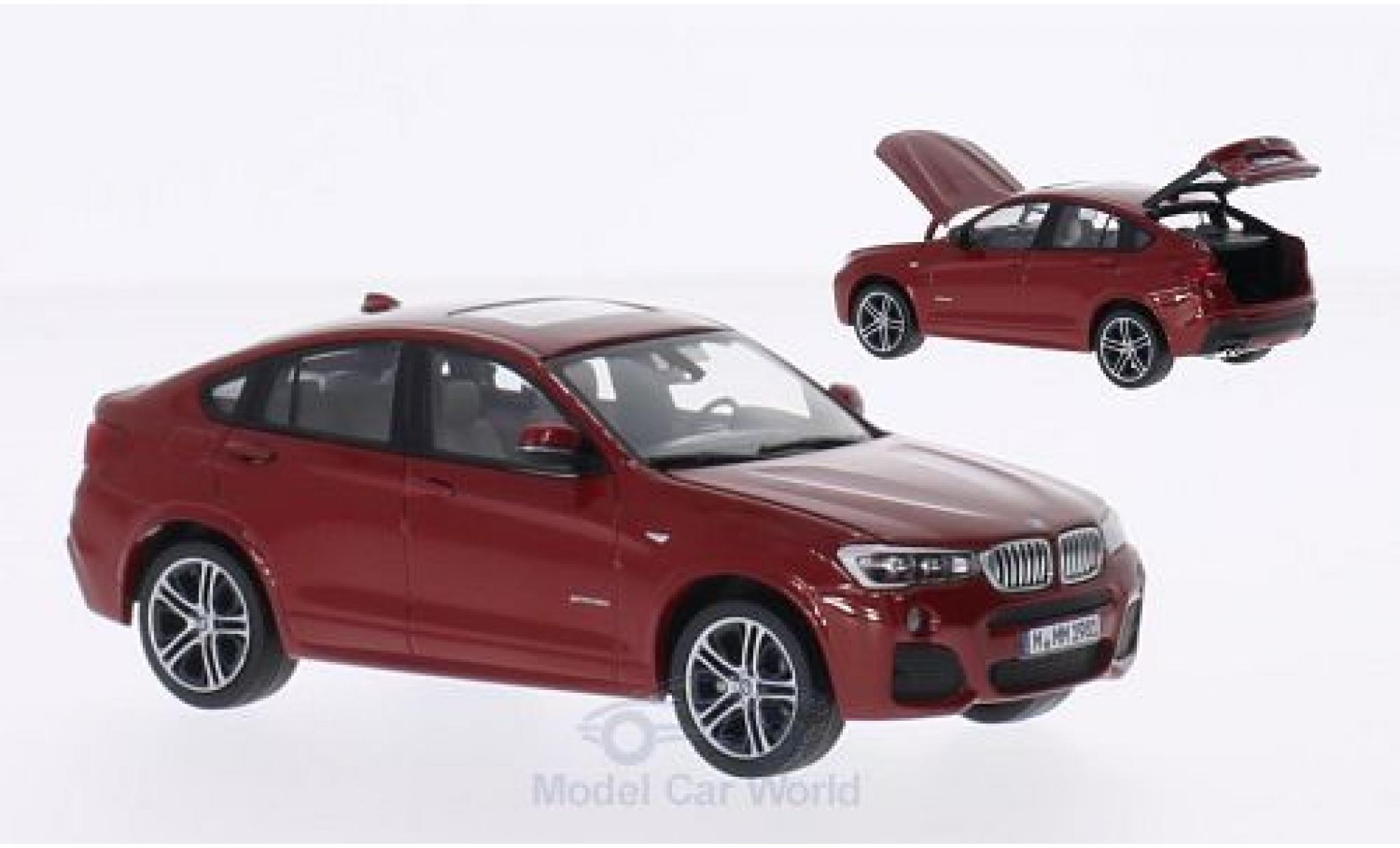 Bmw X4 1/43 Herpa metallic red 2015 diecast model cars