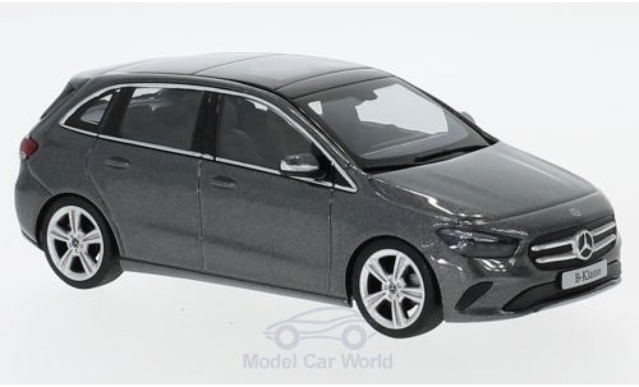 Mercedes Classe B 1/43 Herpa (W247) metallic grey diecast model cars