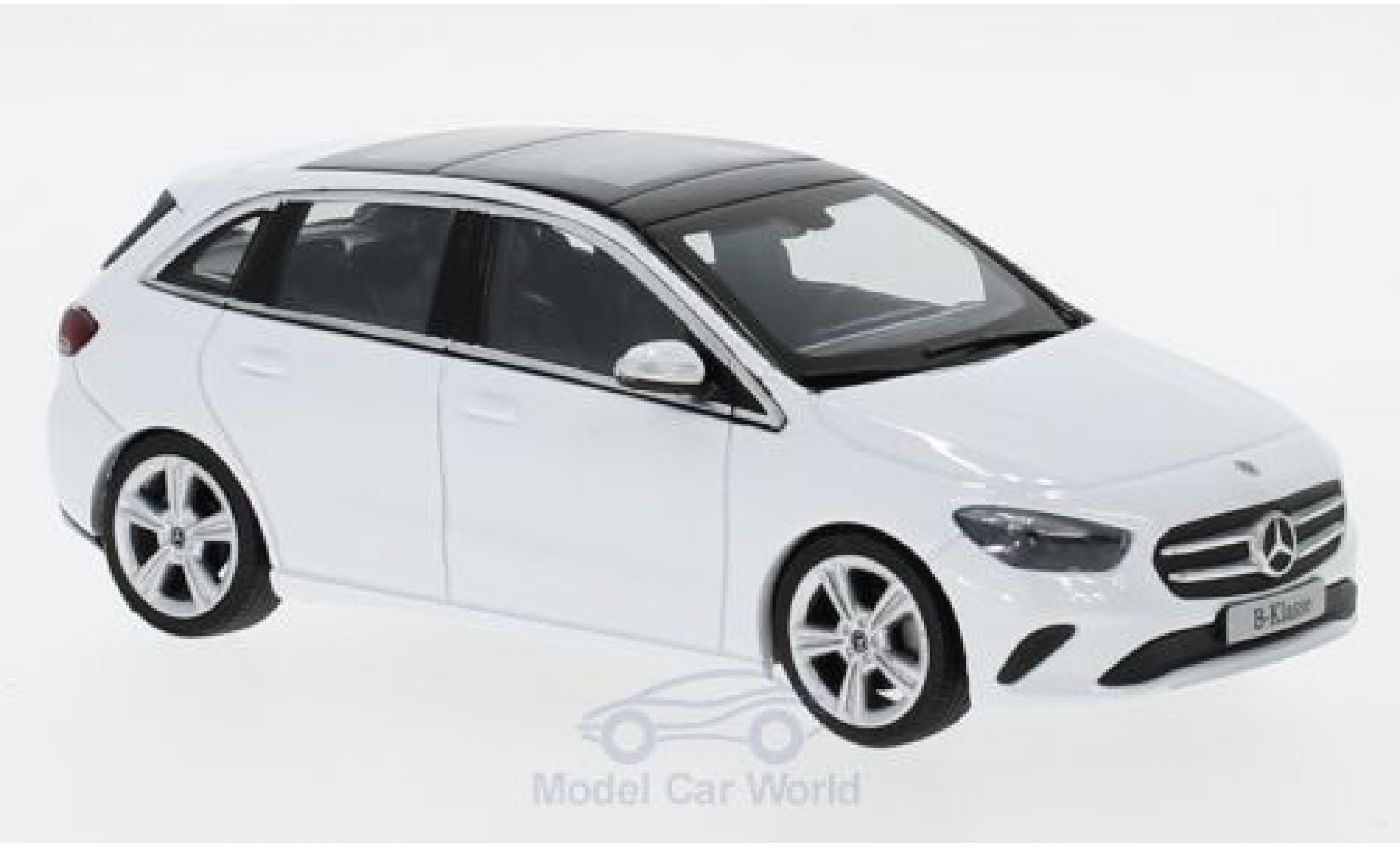 Mercedes Classe B 1/43 Herpa (W247) white 2018 diecast model cars