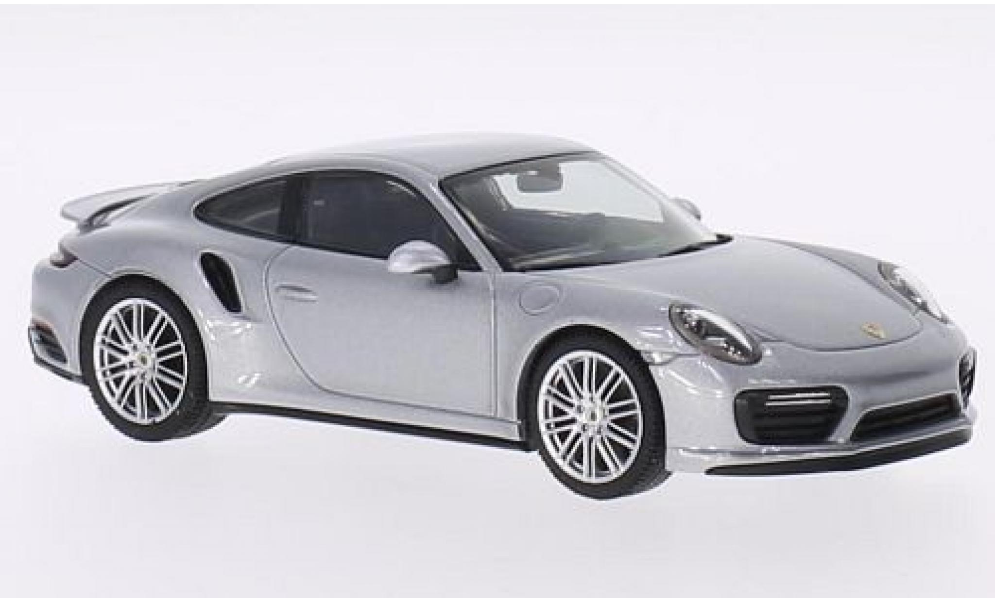 Porsche 991 Turbo 1/43 Herpa 911 (/2) Turbo Coupe grey diecast model cars