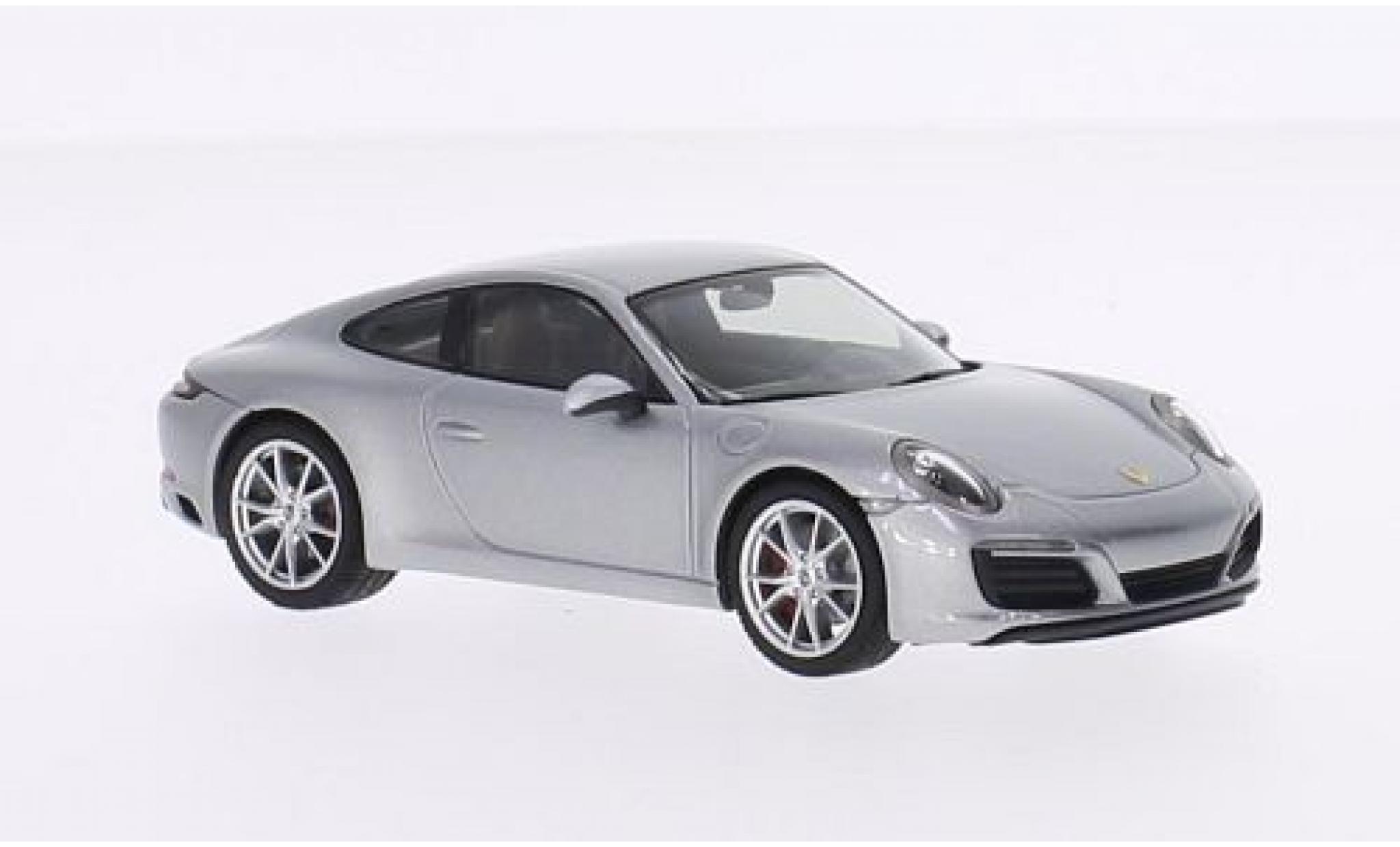 Porsche 991 S 1/43 Herpa 911 () Carrera S Coupe grey 2015 diecast model cars