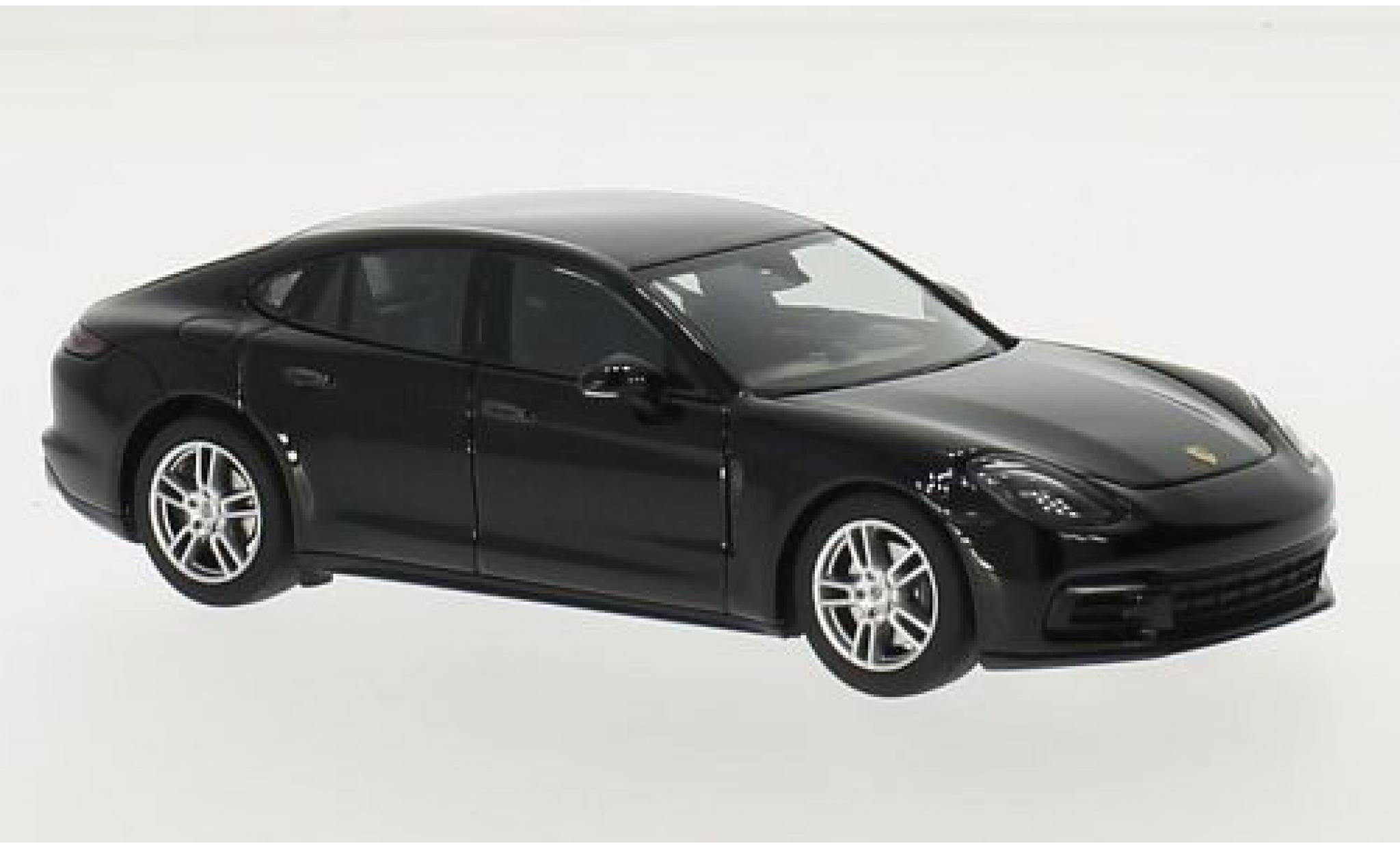 Porsche Panamera 1/43 Herpa black 2016 diecast model cars