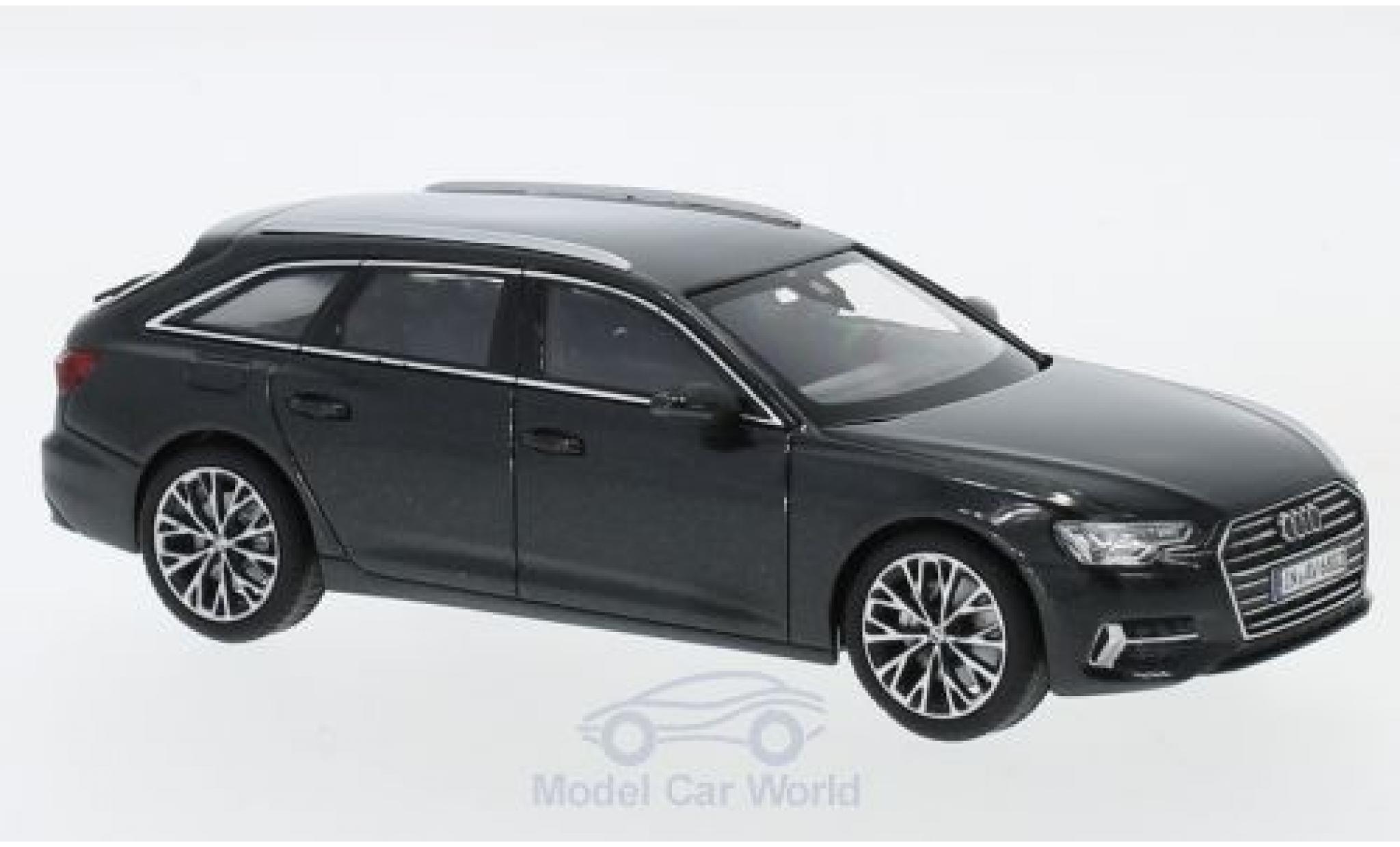 Audi A6 1/43 iScale Avant metallic grey 2018 diecast model cars