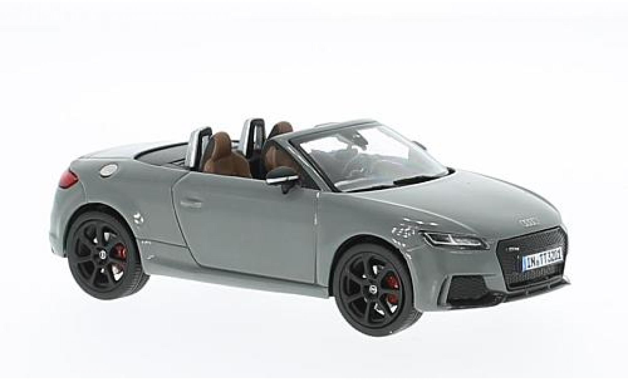 Audi TT 1/43 iScale RS Roadster grey 2017 diecast model cars