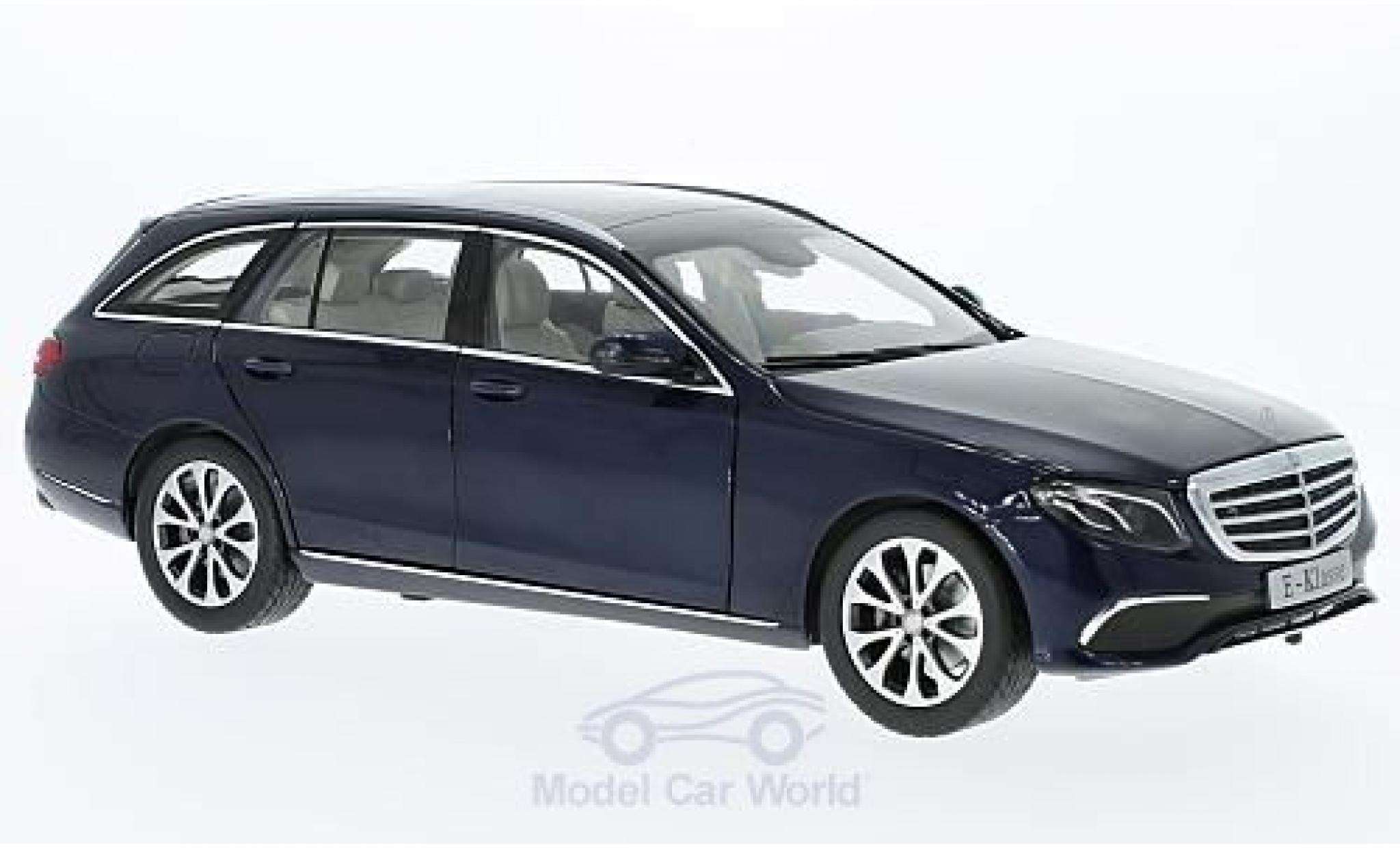 Mercedes Classe E 1/18 iScale (S213) metallic blue diecast model cars