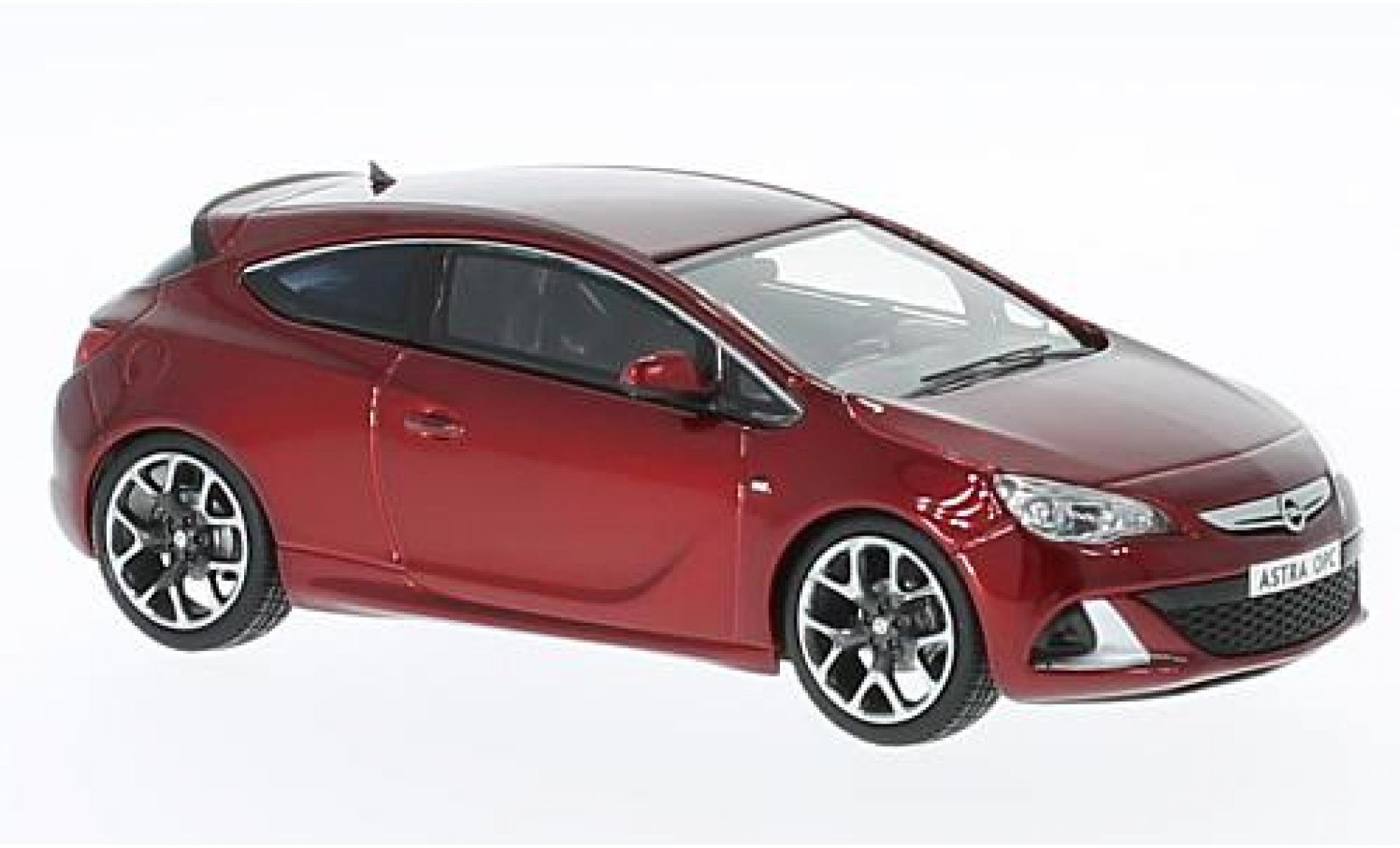 Opel Astra 1/43 iScale J OPC metallic red 2006 diecast model cars