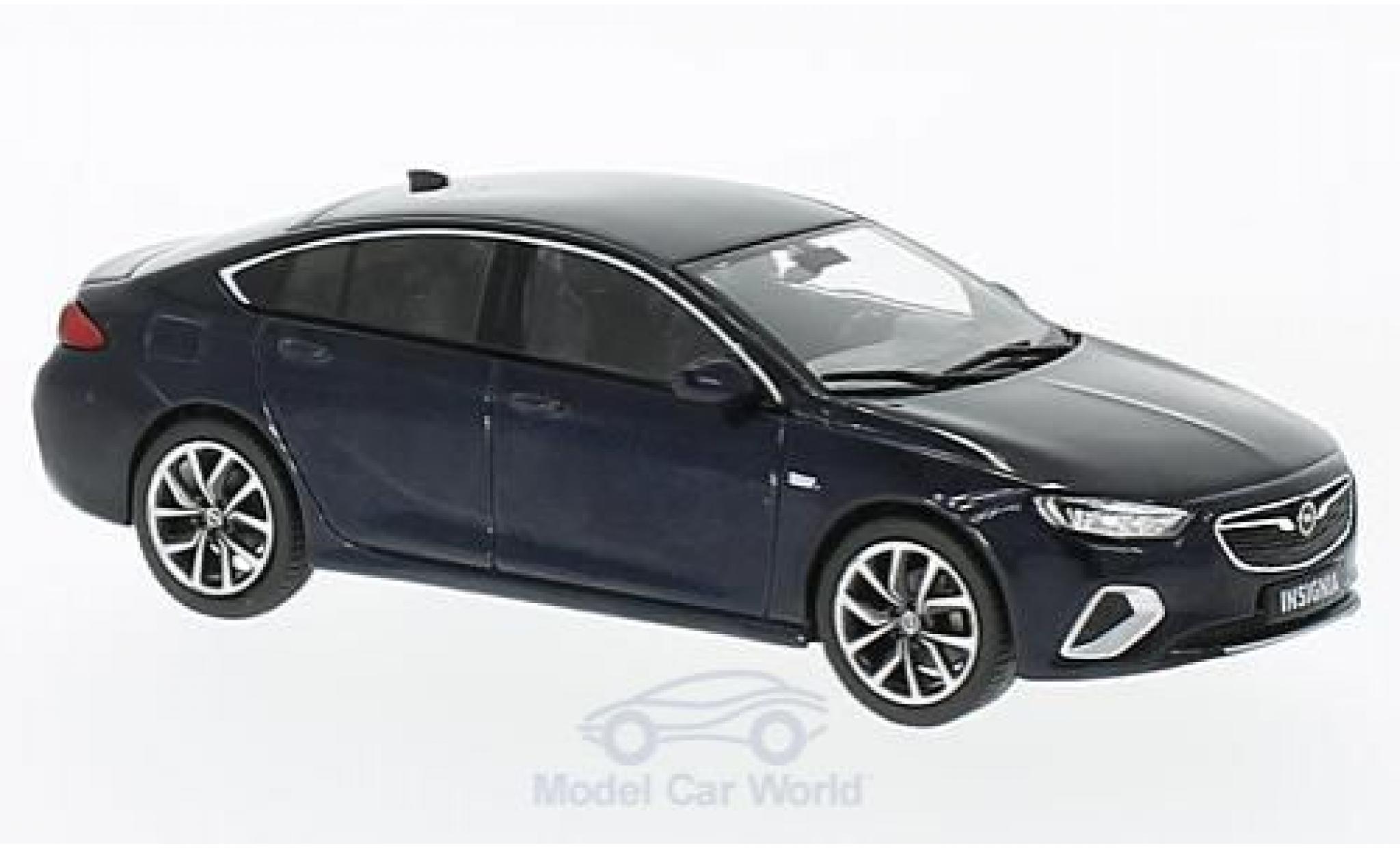 Opel Insignia 1/43 iScale B Grand Sport metallic blue 2017 diecast model cars