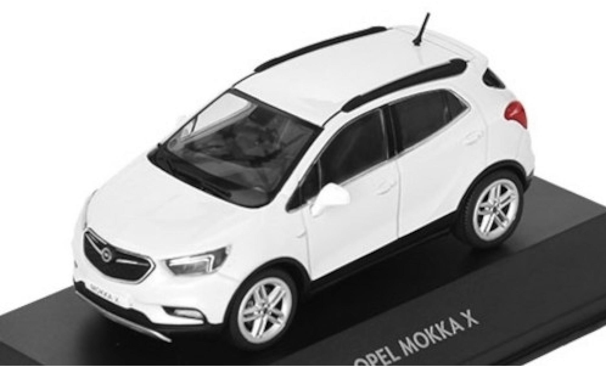 Opel Mokka 1/43 iScale X Turbo metallic white diecast model cars