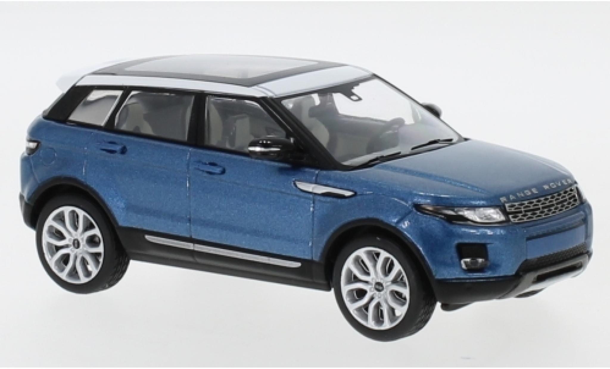 Land Rover Range Rover 1/43 IXO Evoque metallic blue/white 5-portes diecast model cars