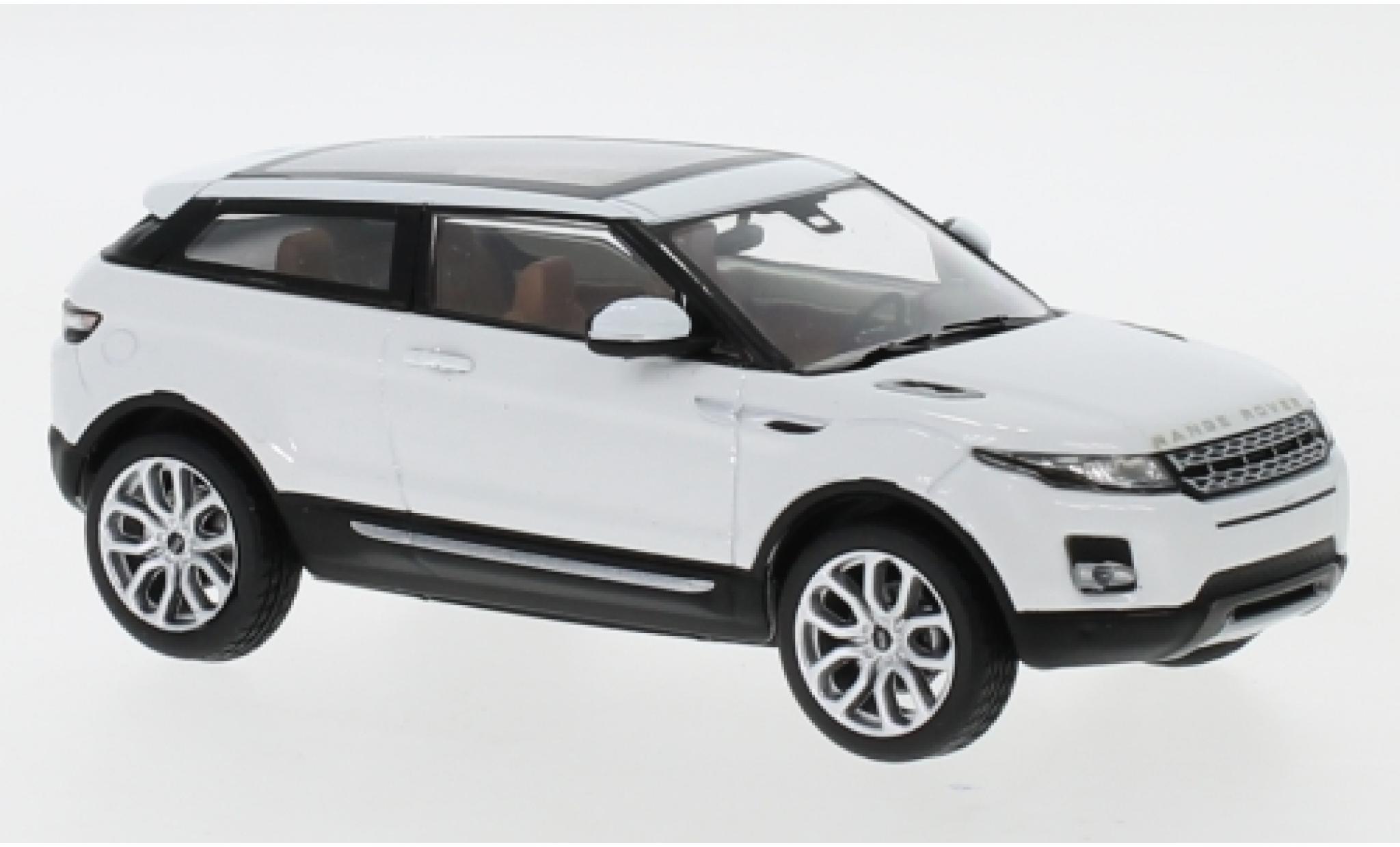 Land Rover Range Rover 1/43 IXO Evoque white 2011 3-portes diecast model cars