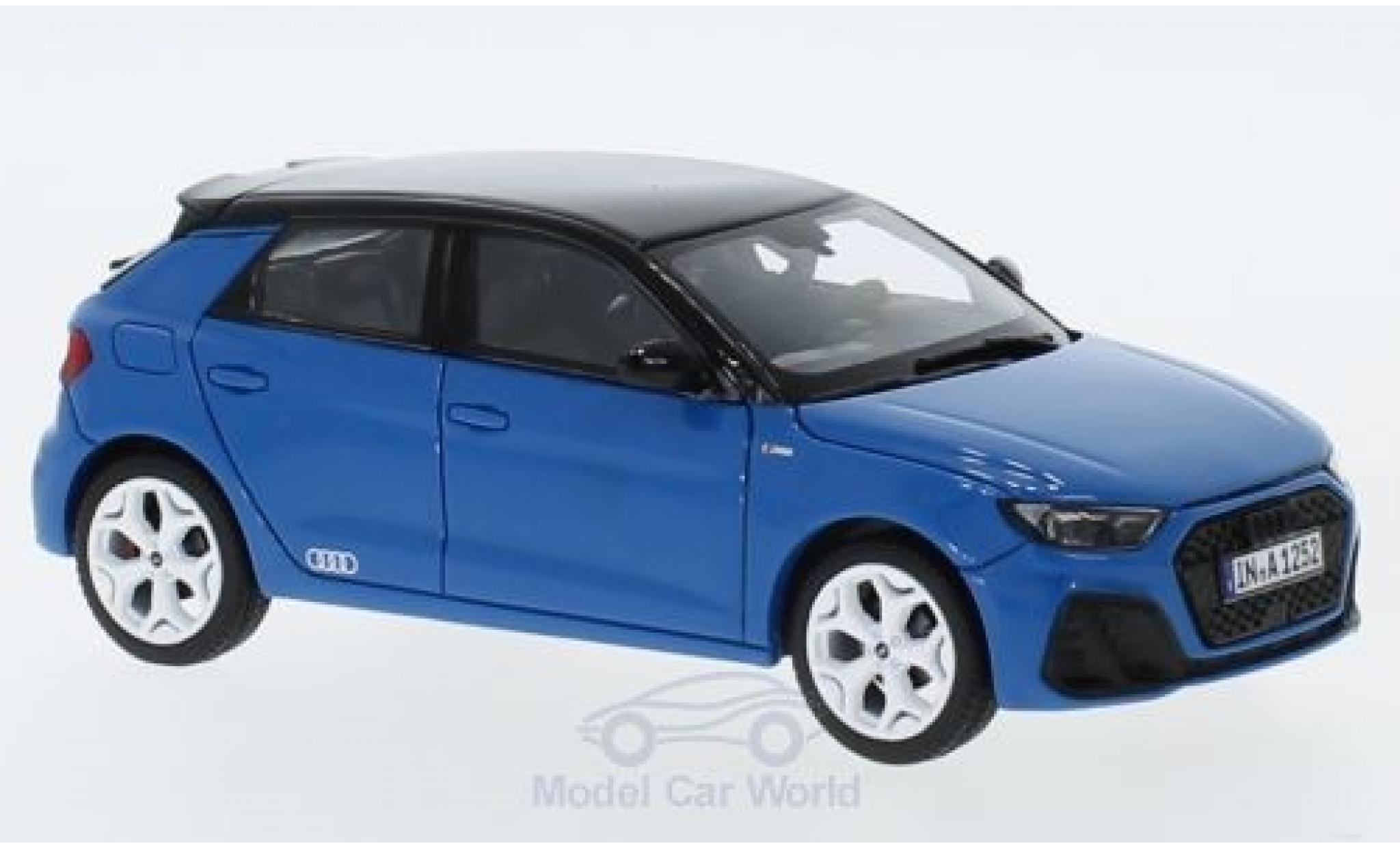 Audi A1 1/43 Jadi Sportback Edition One blue/black 2018 diecast model cars