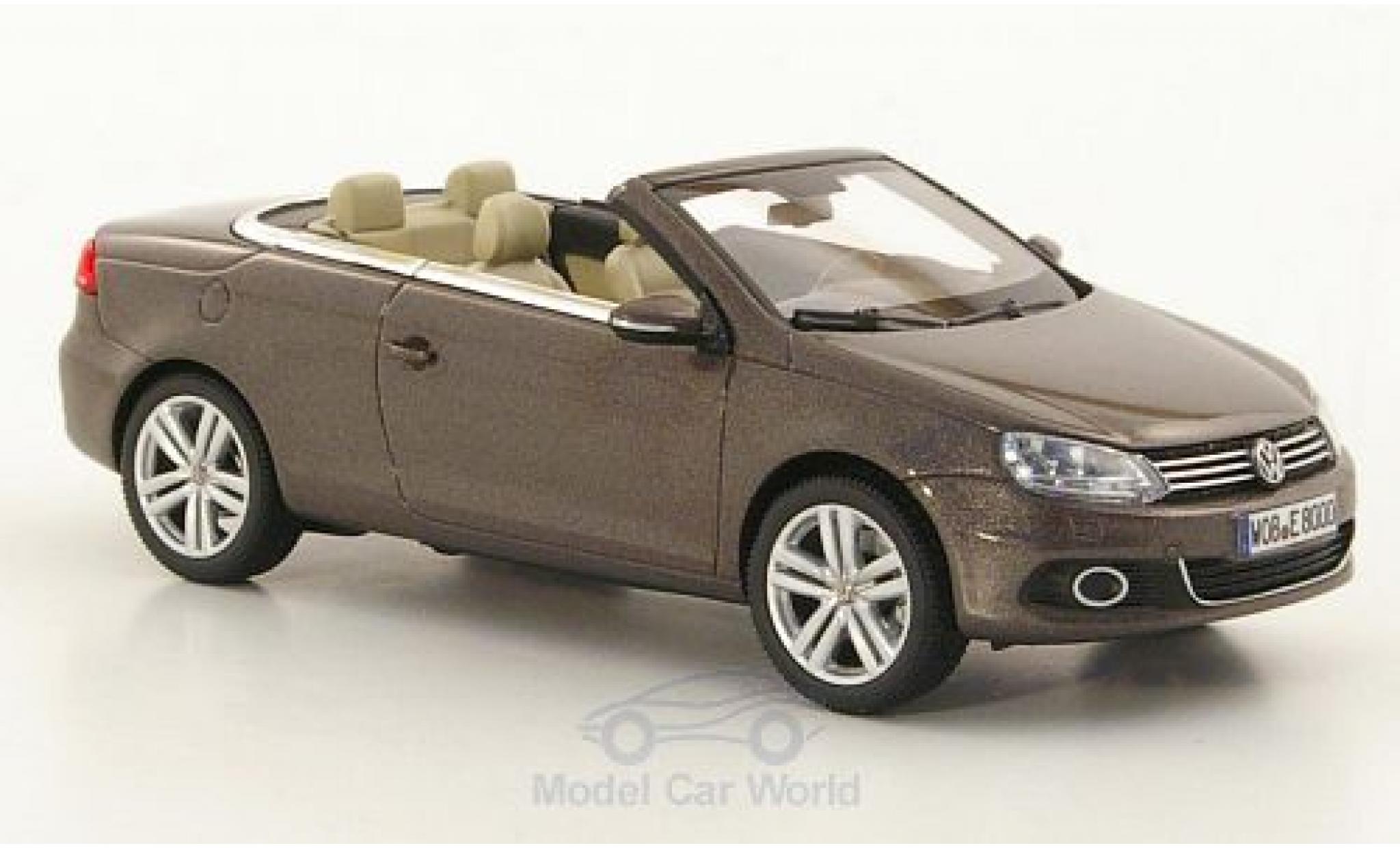 Volkswagen Eos 1/43 Kyosho metallic brown 2011 diecast model cars