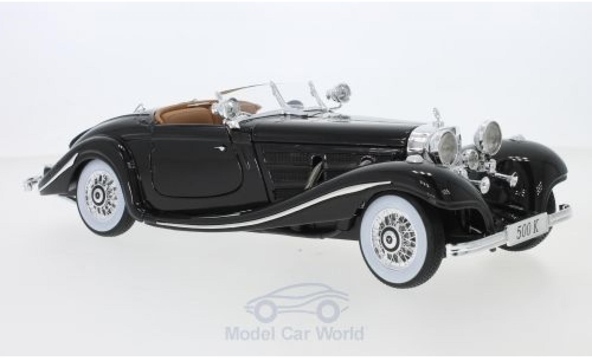 Mercedes 500 1/18 Maisto K Spezial-Roadster (W29) brown 1934 diecast model cars