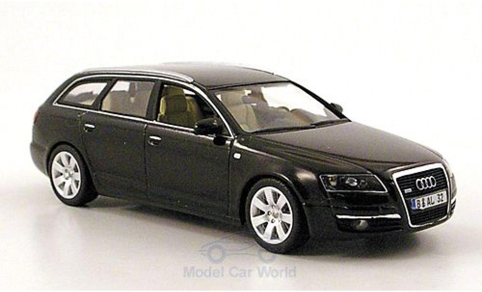 Audi A6 1/43 Minichamps Avant (C6) metallic black 2004 diecast model cars