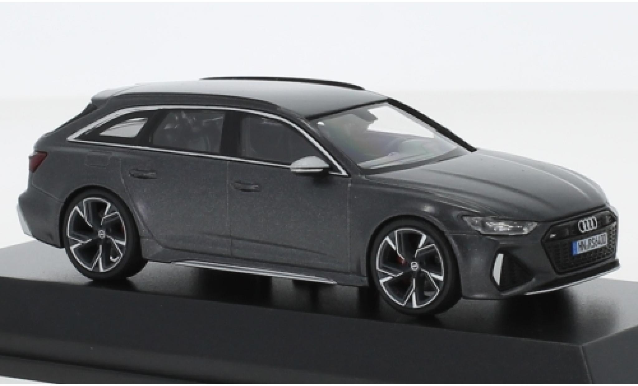 Audi RS6 1/43 Minichamps Avant (C8) matt-grey 2019 diecast model cars