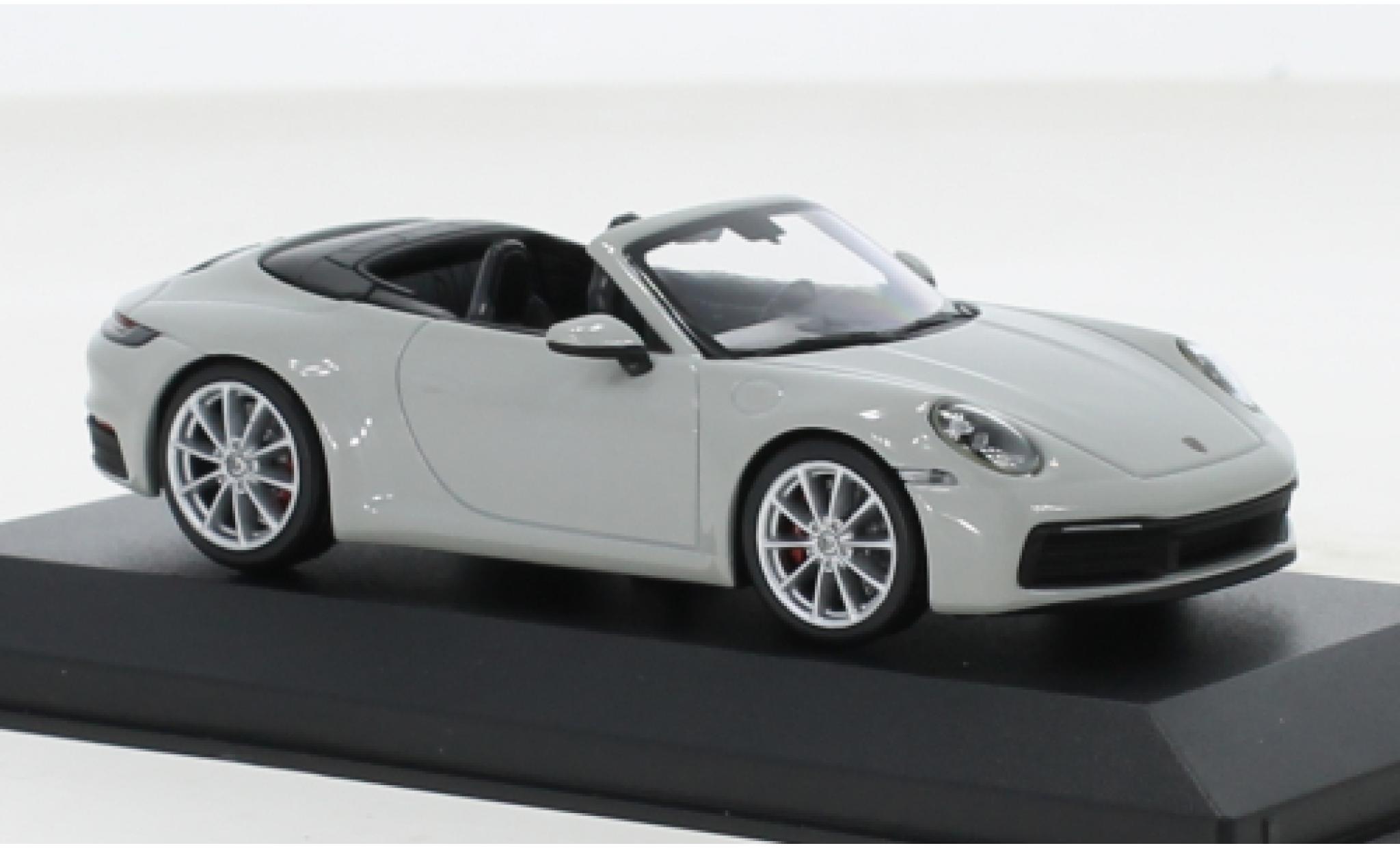Porsche 992 S 1/43 Minichamps 911  Carrera Convertible grey 2019 diecast model cars