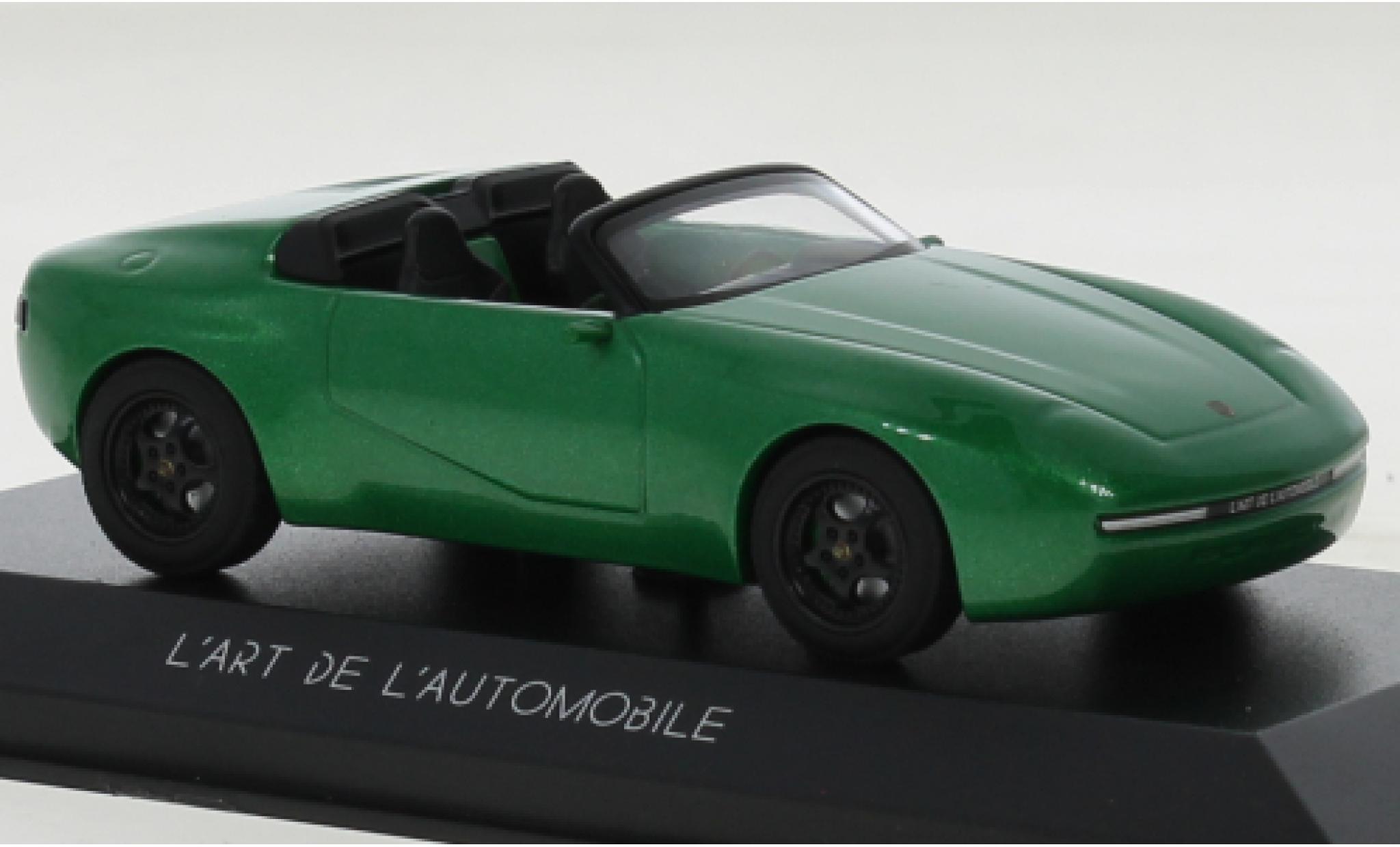 Porsche 968 1/43 Minichamps Arthur Kar metallise green 2021 diecast model cars