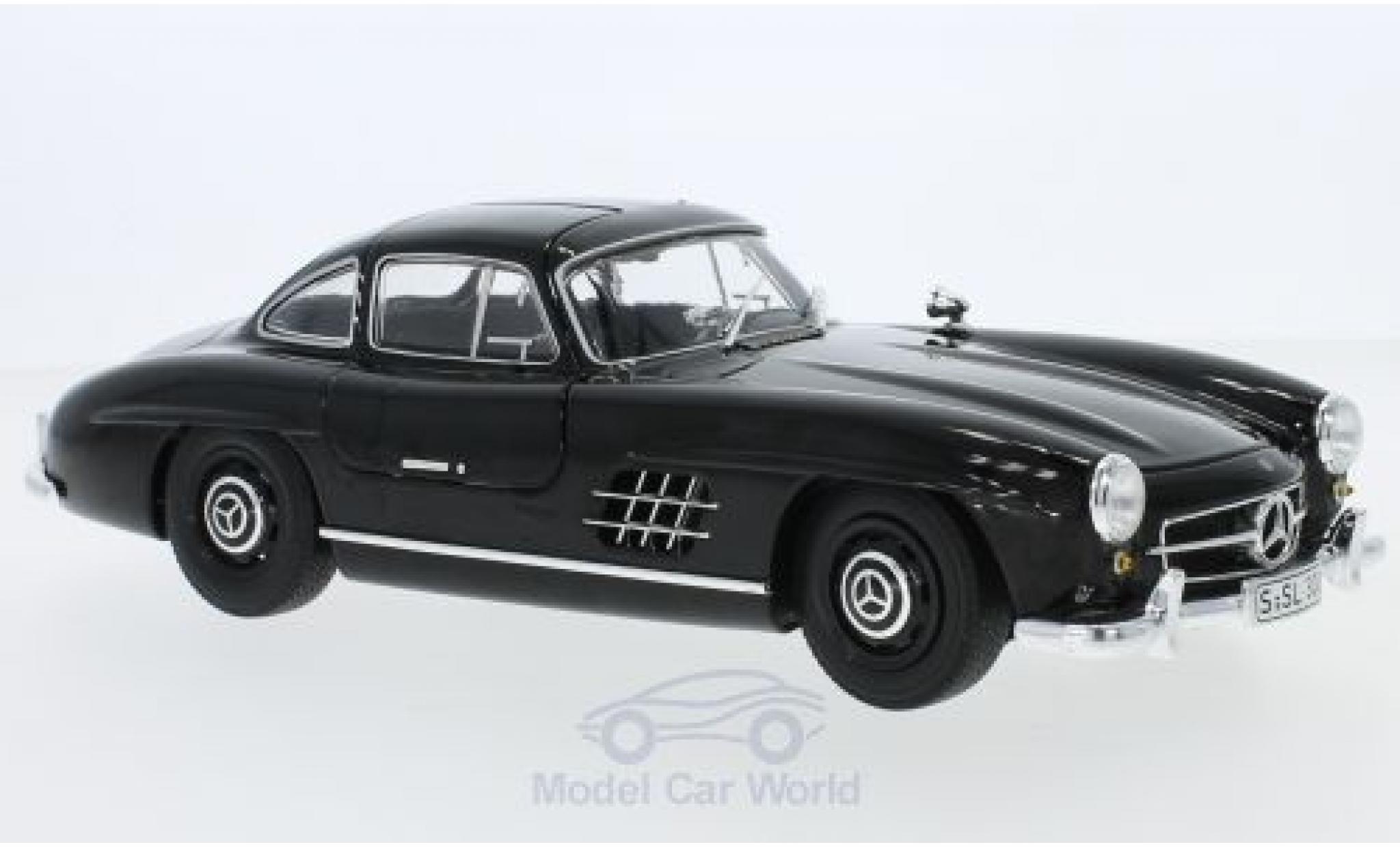 Mercedes 300 SL 1/18 Minichamps SL (W198) black 1954 diecast model cars