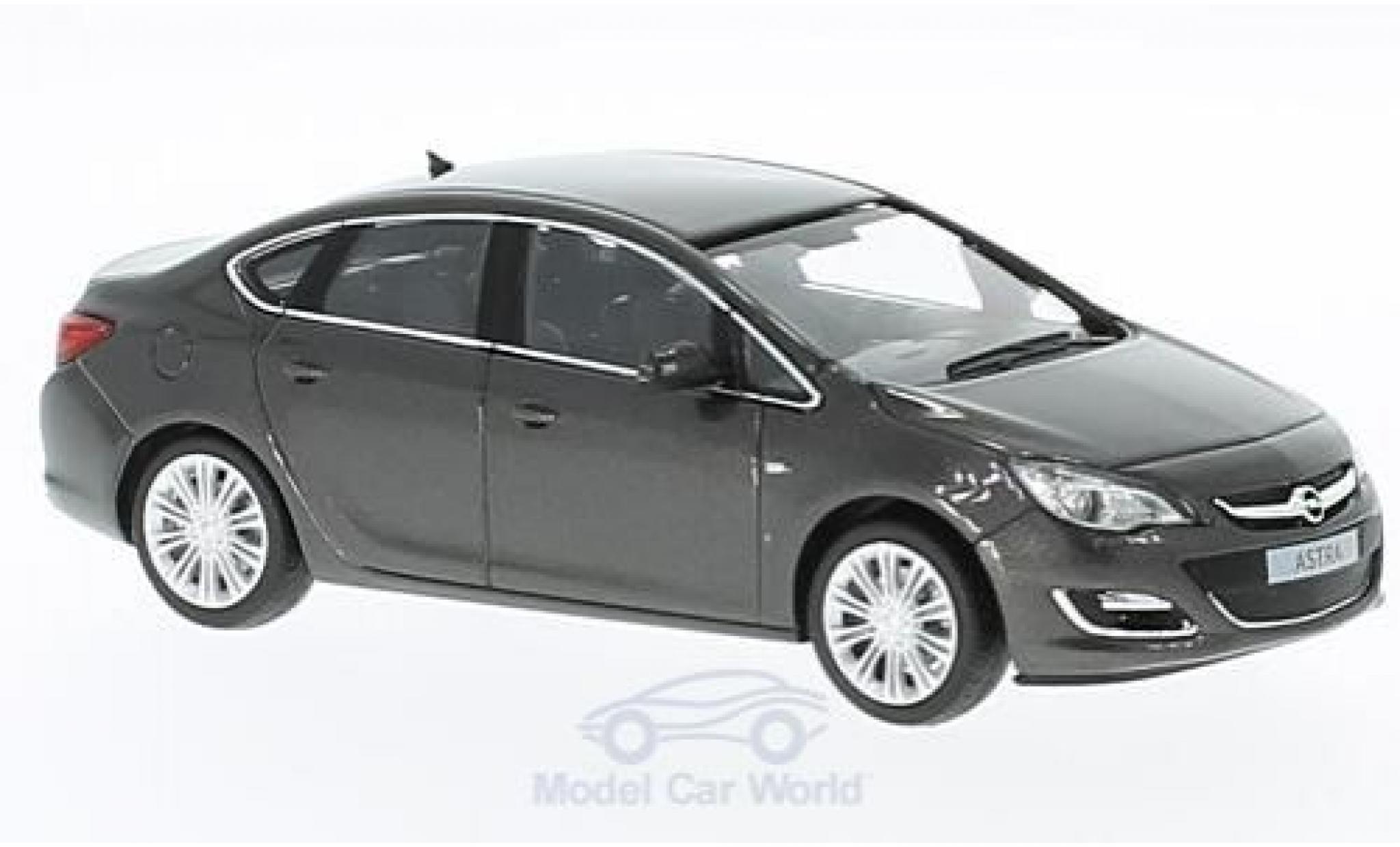 Opel Astra 1/43 Minichamps J Limousine metallic grey 2012 diecast model cars