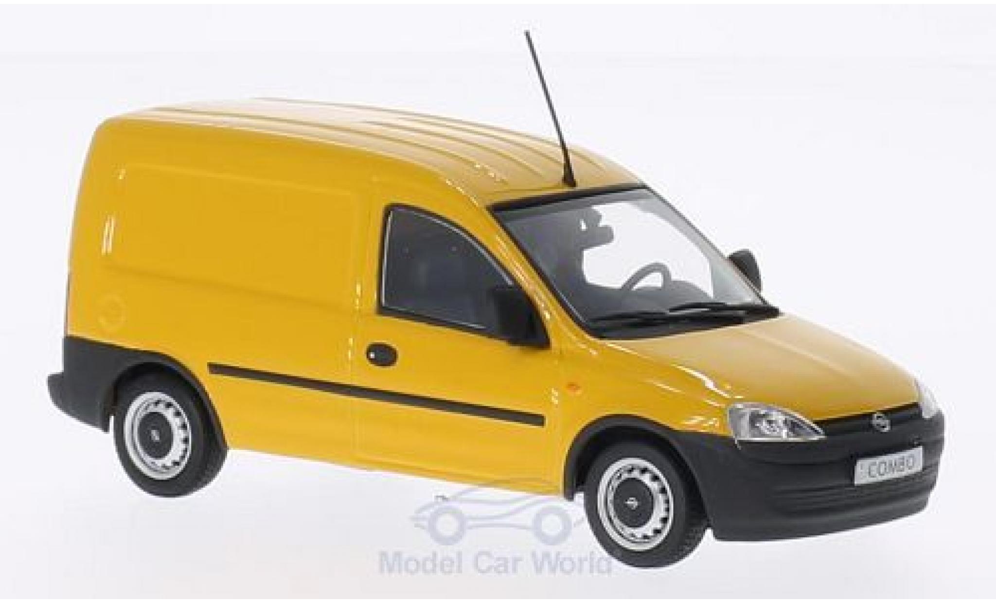 Opel Combo 1/43 Minichamps yellow 2012 diecast model cars
