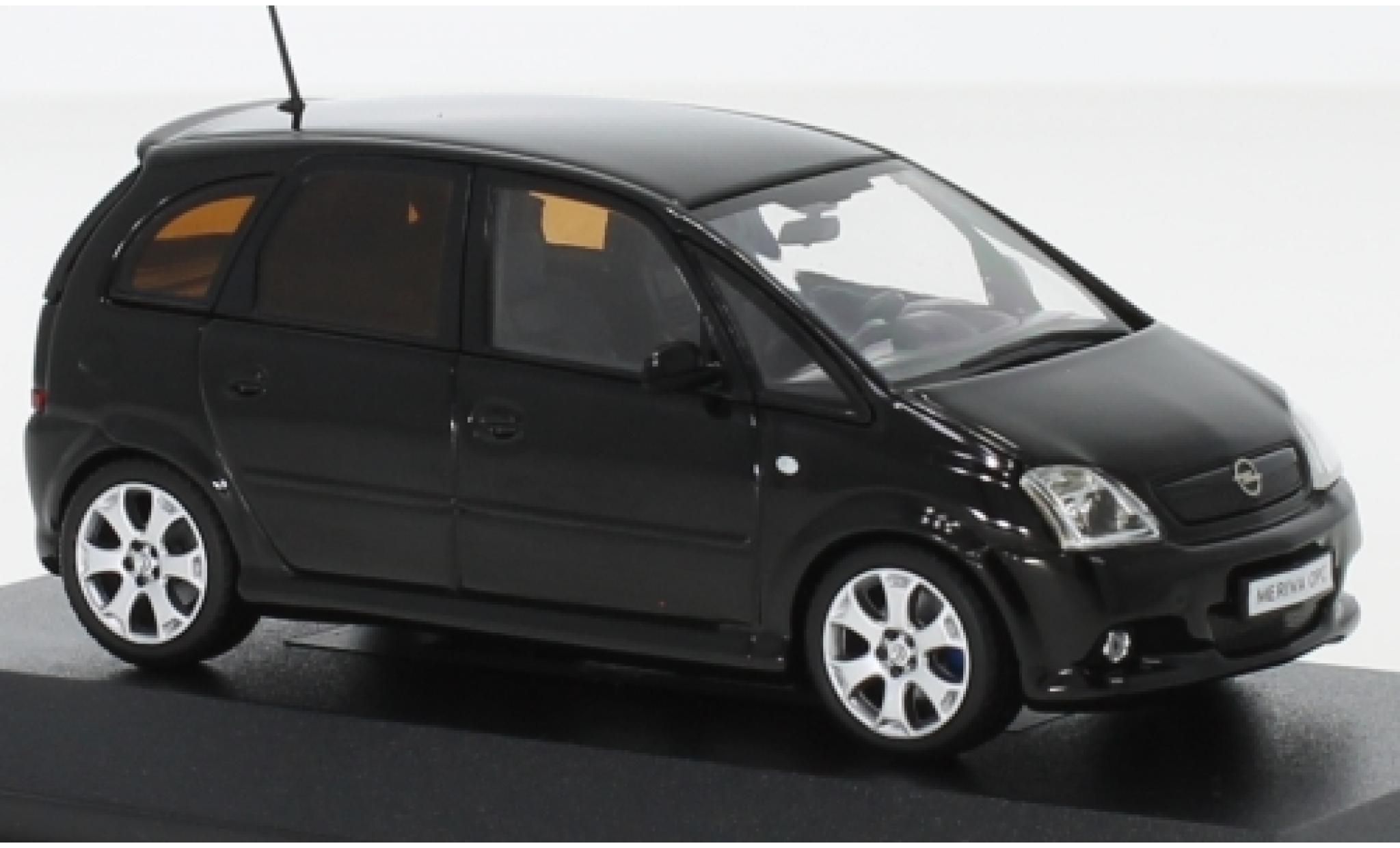 Opel Meriva 1/43 Minichamps A OPC black 2006 diecast model cars