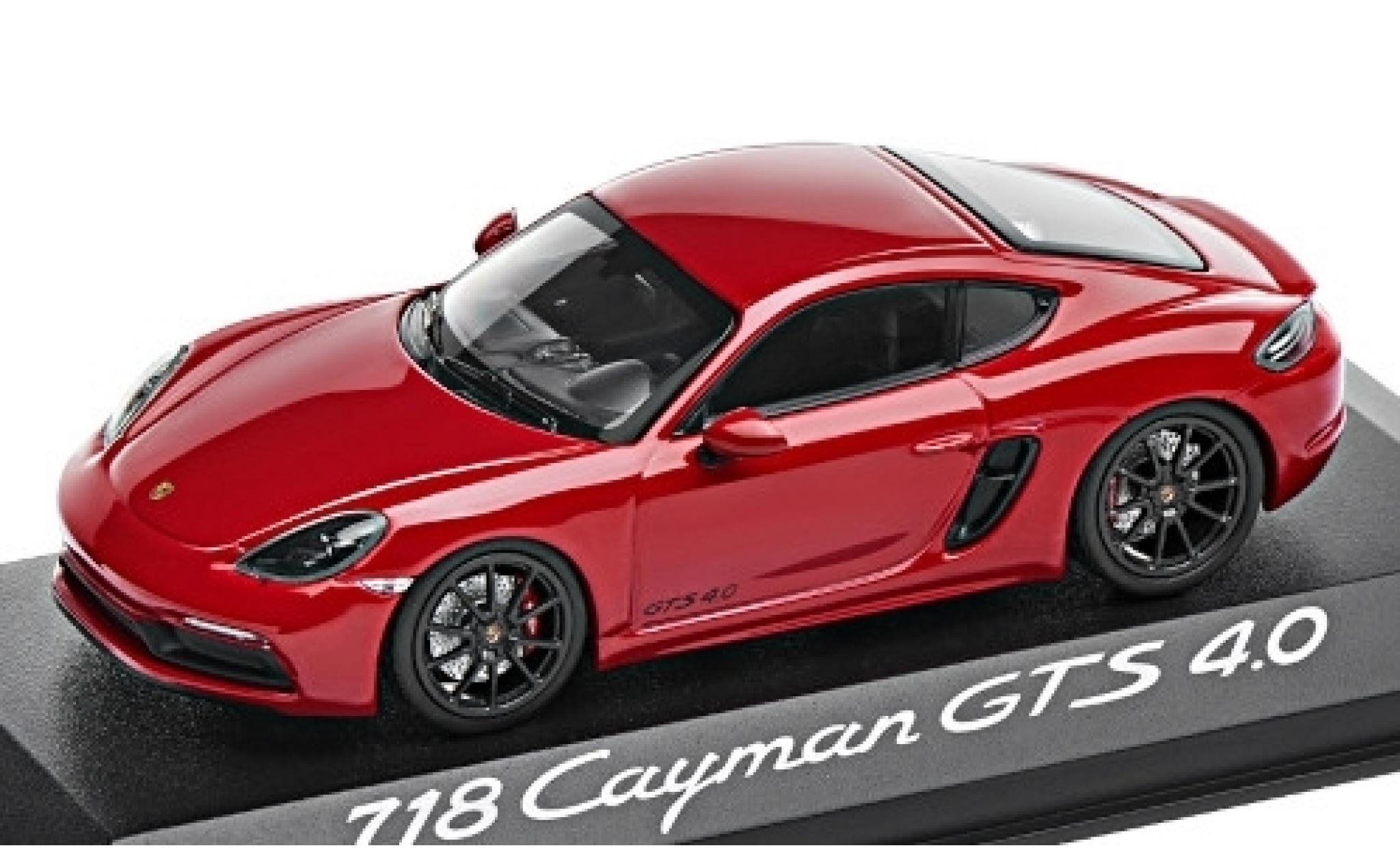 Porsche Cayman GTS 1/43 Minichamps 718 GTS 4.0 (982) red 2020 diecast model cars