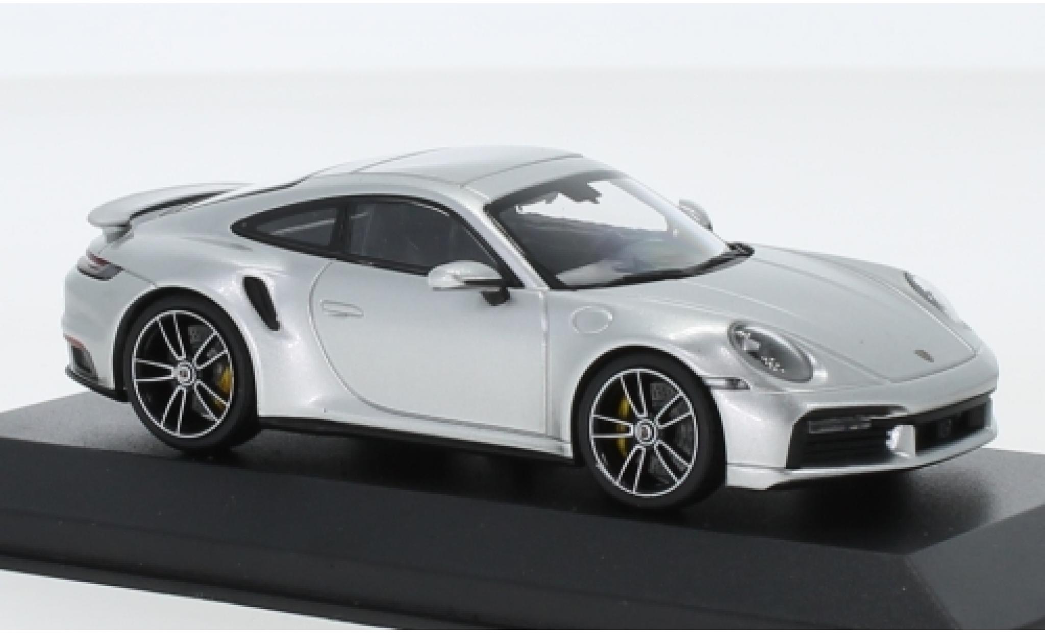 Porsche 992 Turbo s 1/43 Minichamps 911 () Turbo S grey 2020 diecast model cars
