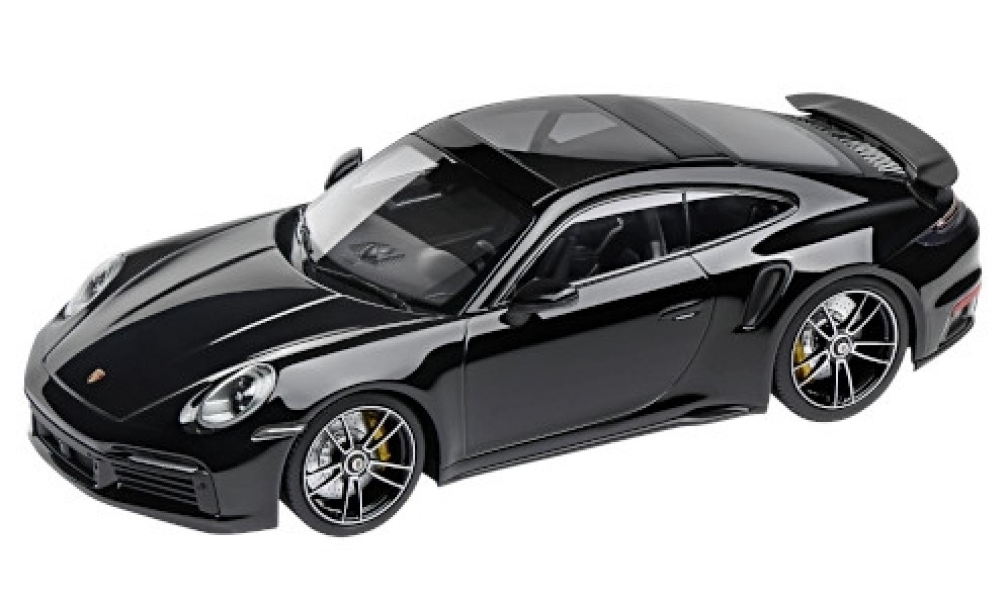 Porsche 992 Turbo s 1/18 Minichamps 911 Turbo S () black 2020 diecast model cars