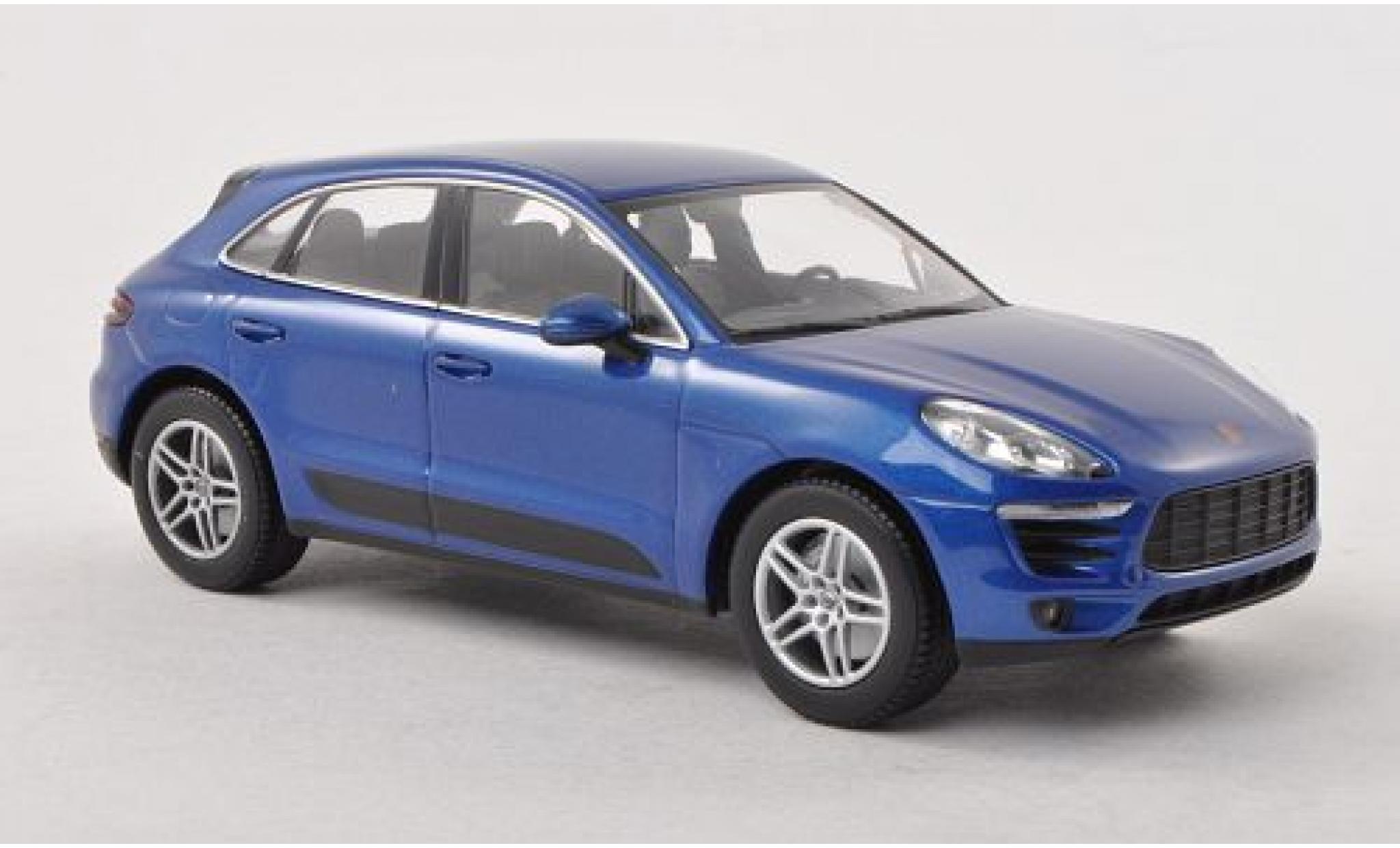 Porsche Macan S 1/43 Minichamps S metallic blue 2013 diecast model cars