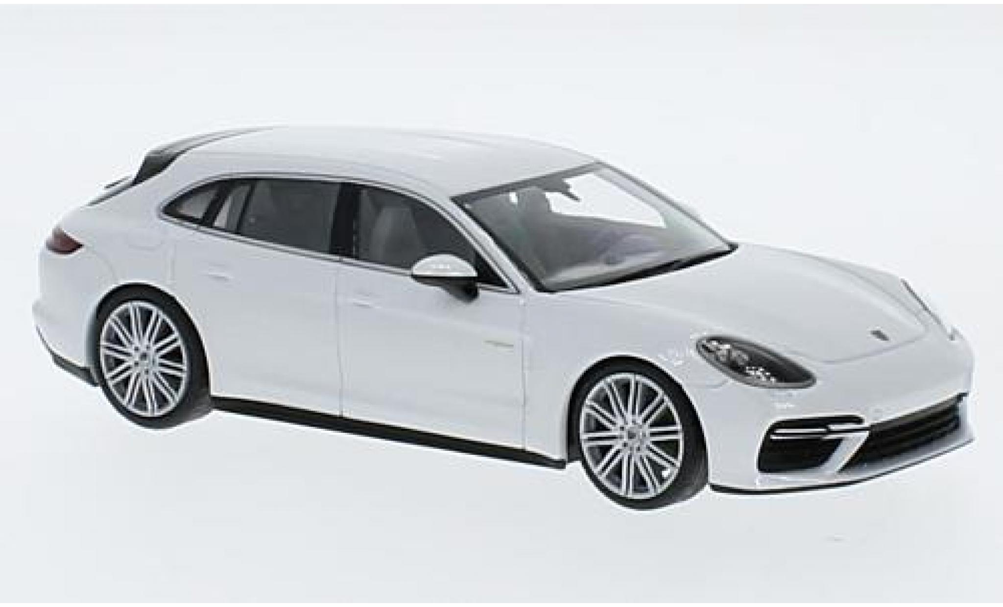 Porsche Panamera e-hybrid 1/43 Minichamps Turbo S E-Hybrid Sport Turismo white diecast model cars