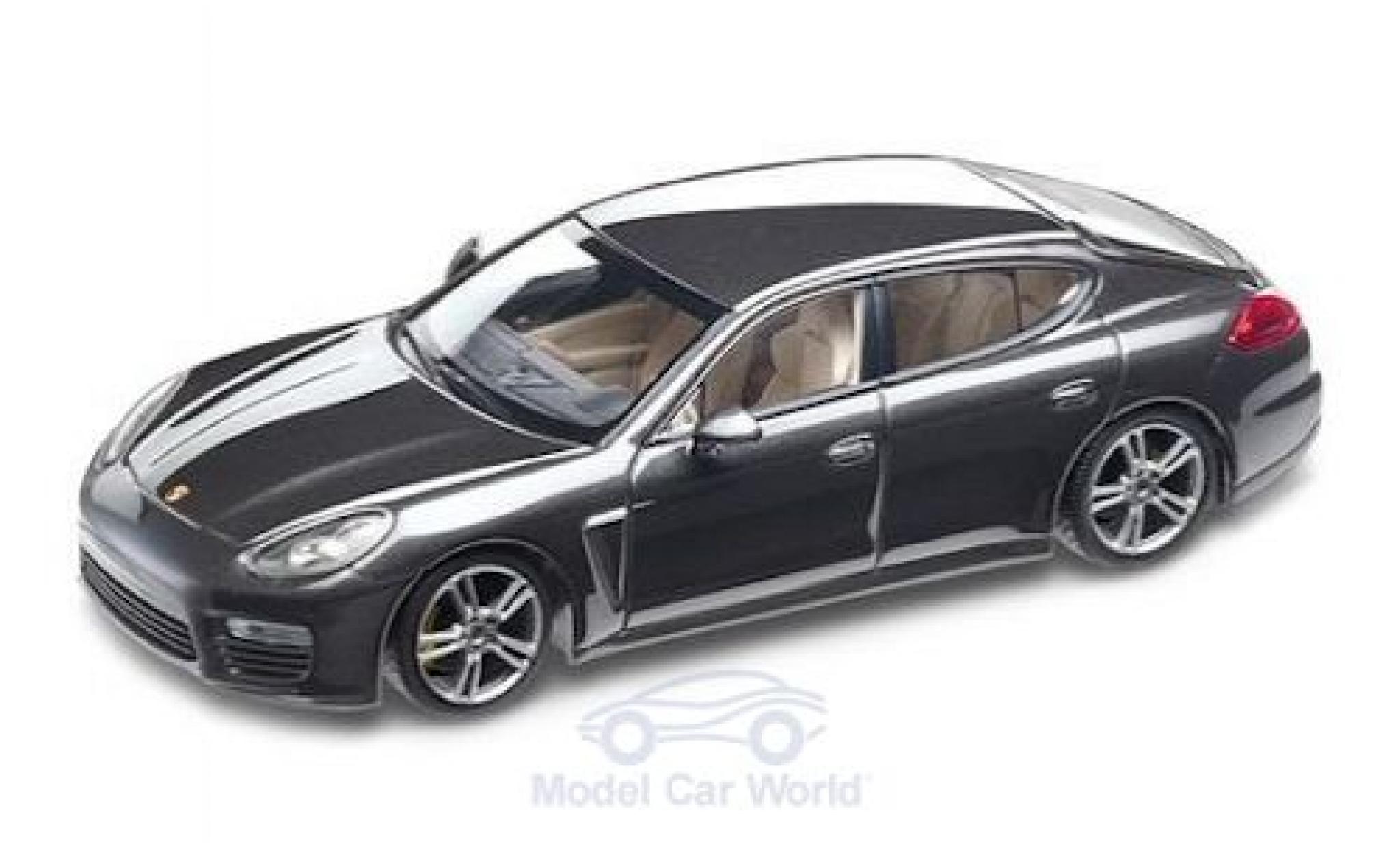 Porsche Panamera Turbo S 1/43 Minichamps Turbo S metallic grey diecast model cars