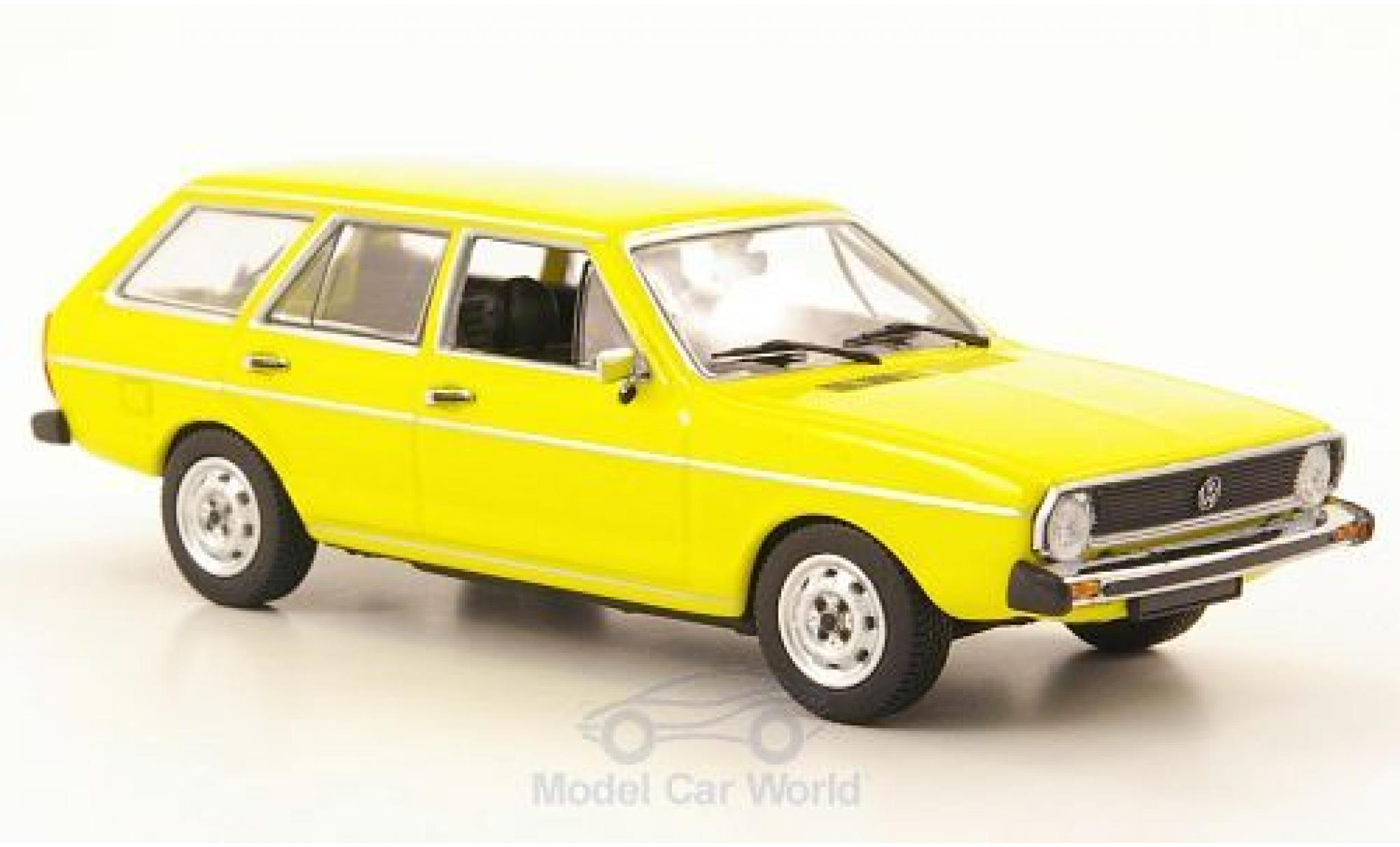 Volkswagen Passat 1/43 Minichamps I Variant (Typ 33) yellow 1974 diecast model cars