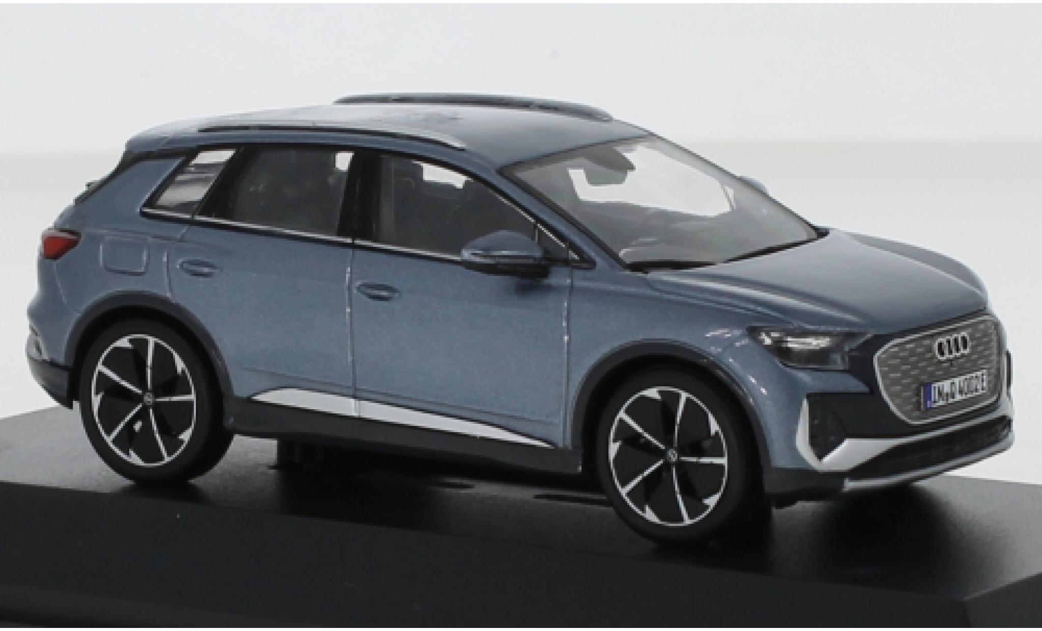 Audi Q4 1/43 Minimax e-tron metallic blue 2021 diecast model cars