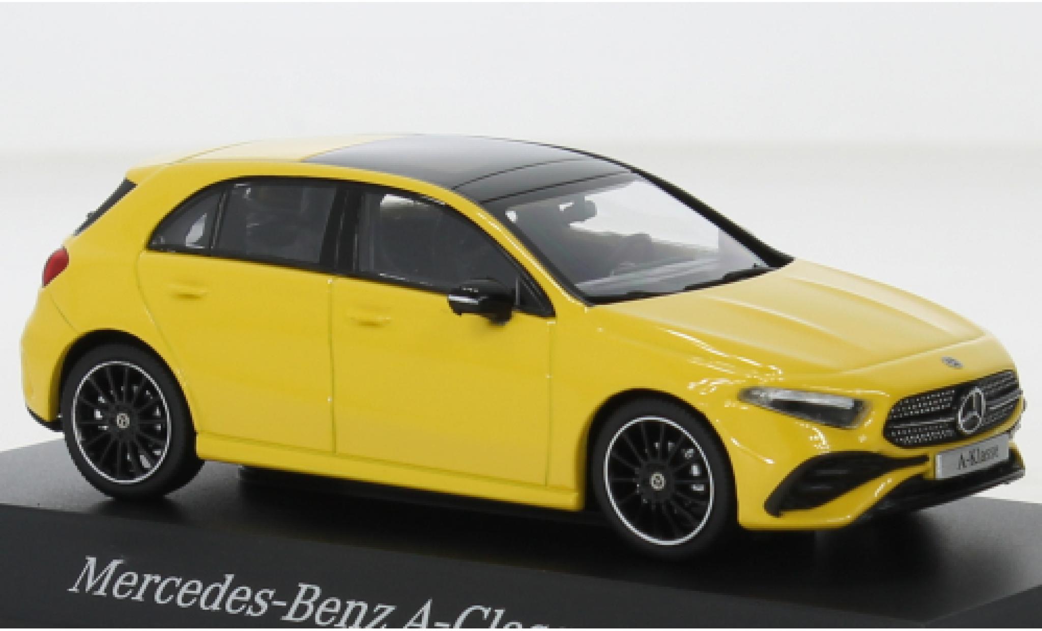 Mercedes Classe A 1/43 I Minimax (W177) AMG Line metallise yellow 2022 diecast model cars